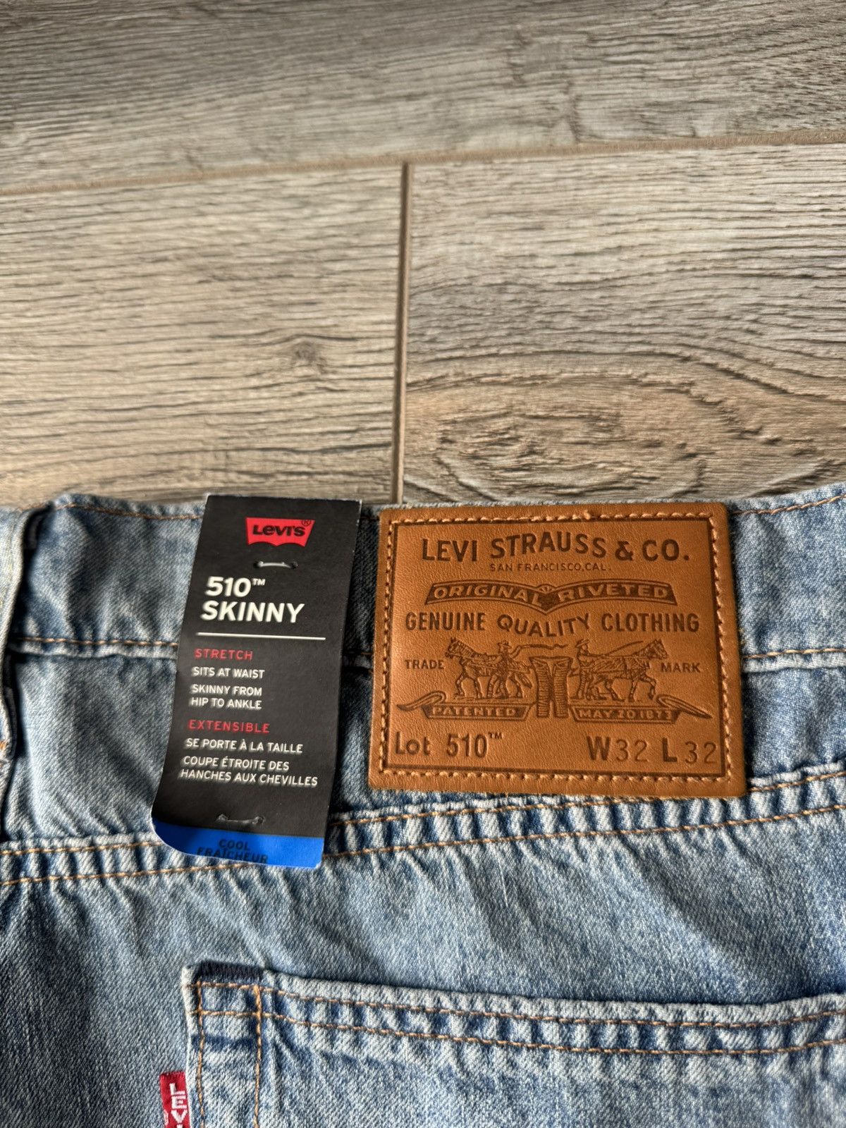 Levi's Levis 510 Big E Womenʼs Jeans Size 32" / US 10 / IT 46 - 6 Thumbnail