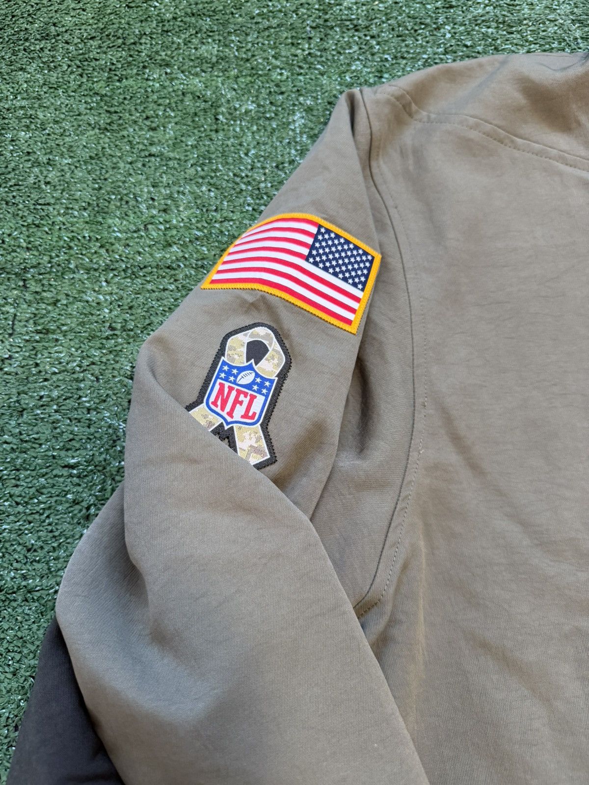 Nike Detroit Lions Men 2XL Nike NFL Salute to Service Full Zip Size US XXL / EU 58 / 5 - 2 Thumbnail