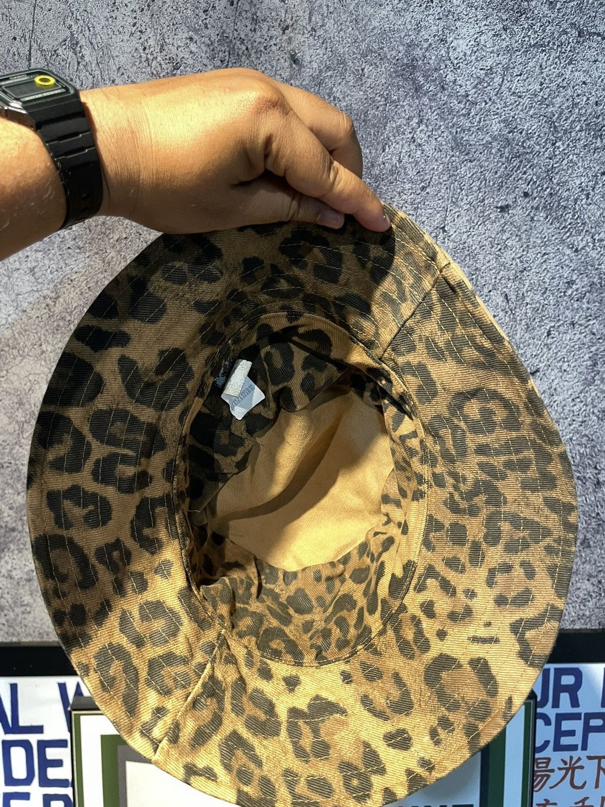 Japanese Brand Leopard bucket hat Size ONE SIZE - 2 Thumbnail
