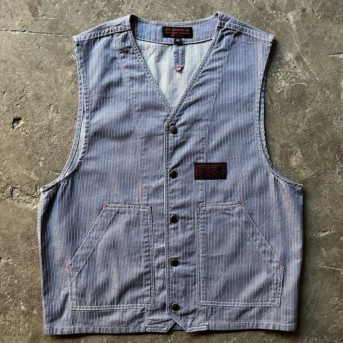 Engineered Garments Engineered garments stripes vest Size US M / EU 48-50 / 2 - 1 Thumbnail