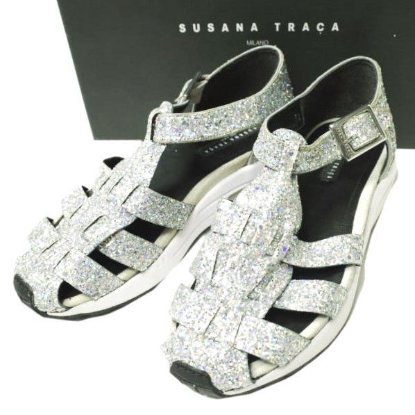Other Susana Traca 6459Gl Sneaker Sandals Others Shoes 6459Gl in Silver, Women's