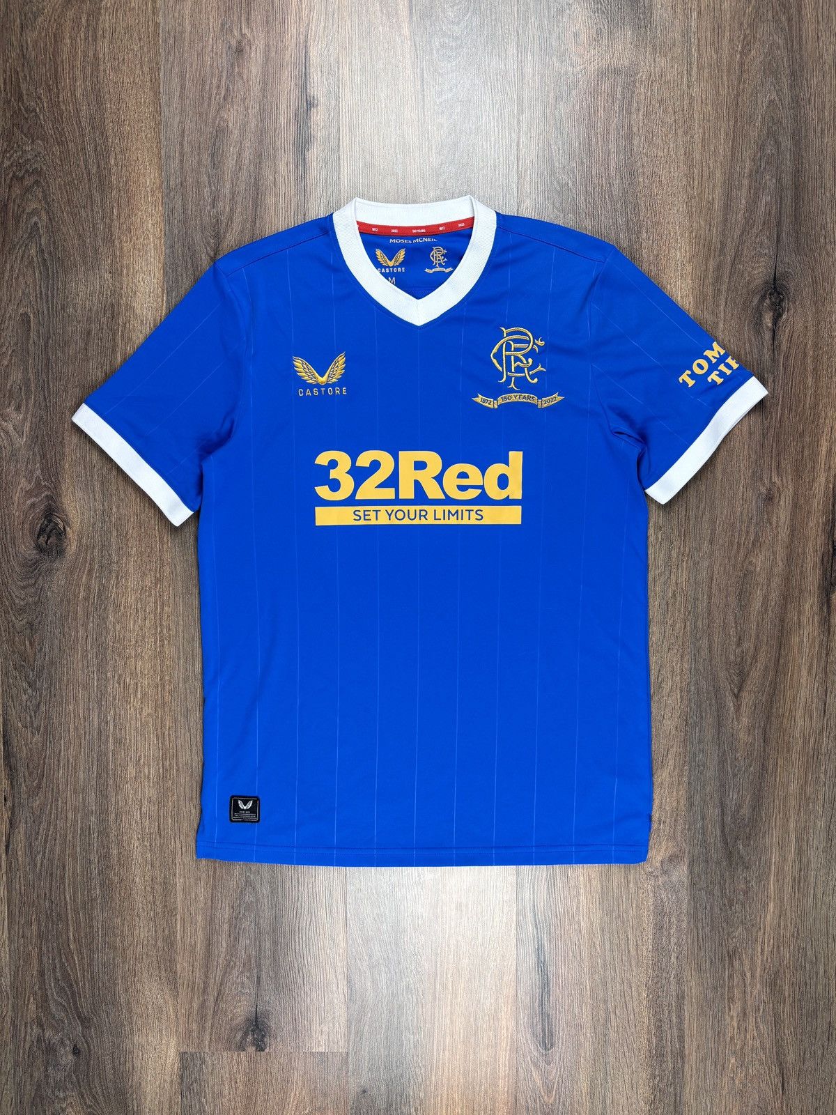 Castore Glasgow Rangers FC 2021/22 Home Jersey Shirt 150 Years Size US M / EU 48-50 / 2 - 1 Thumbnail