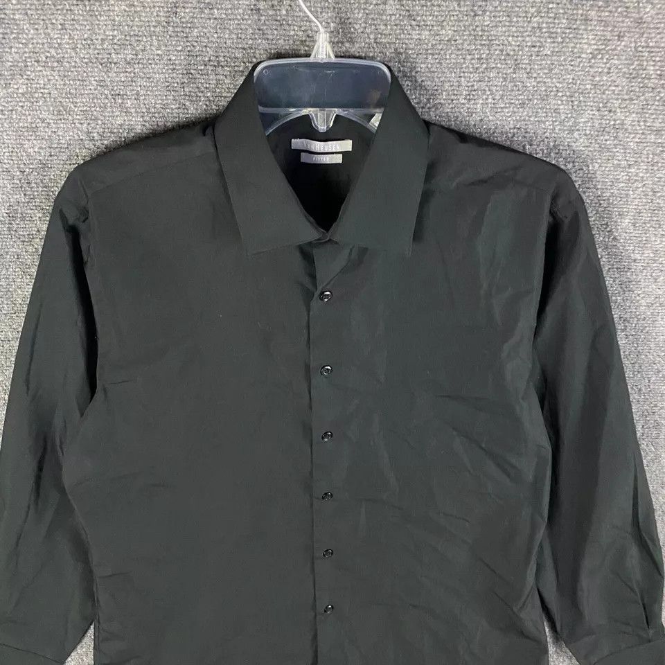 Van Heusen Van Heusen Button Up Shirt Men's Large Fitted 16 Polyester L Size US L / EU 52-54 / 3 - 2 Thumbnail