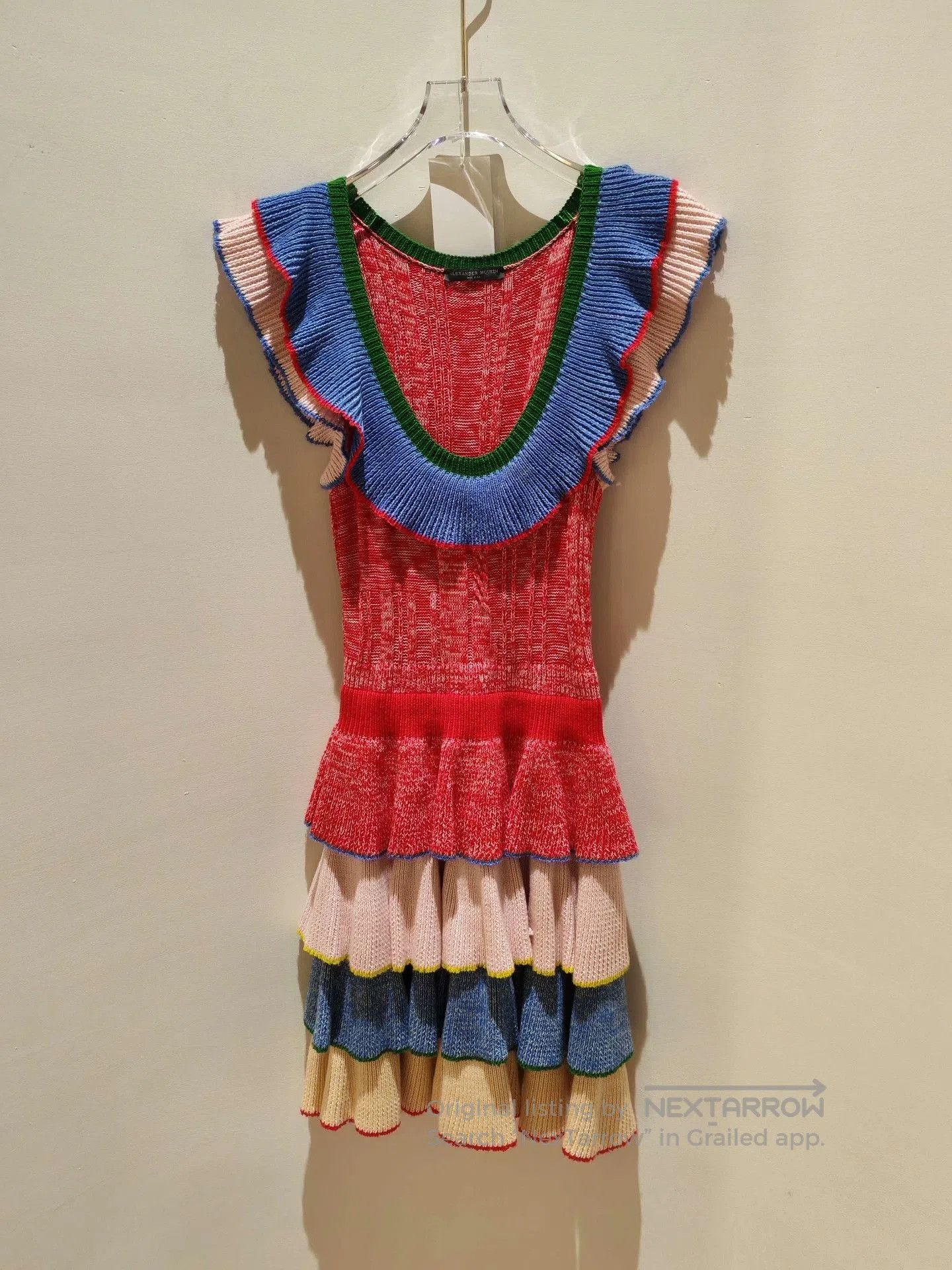 Alexander McQueen Alexander McQueen Knit Cake Dress. Size S / US 4 / IT 40 - 2 Thumbnail
