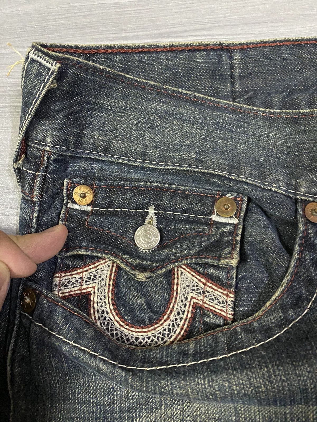 True Religion True Religion straight-leg denim jeans Made in USA Size US 42 / EU 58 - 17 Thumbnail