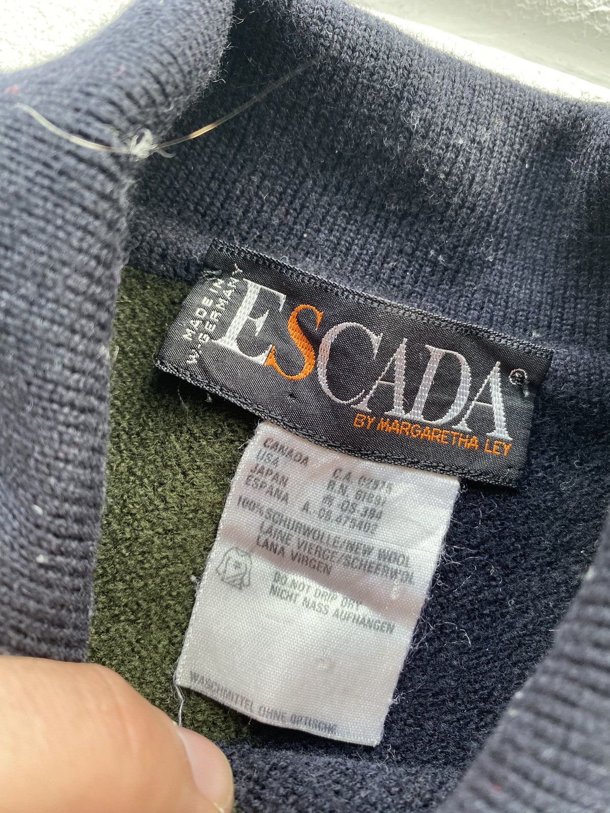 ?80s Escada Margaretha Ley West Germany Archive Sweater