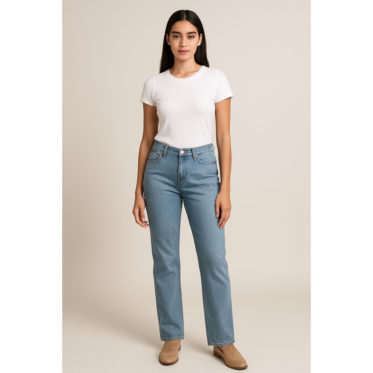 Other Westport Denim Jeans 12 Average Light Wash Straight Leg Size 34" / US 12 / IT 48 - 1 Thumbnail
