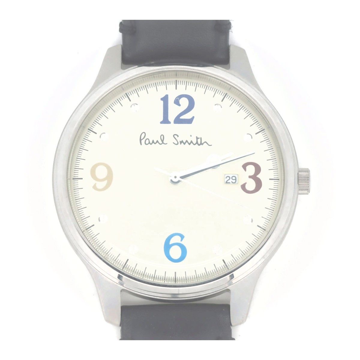Paul Smith Paul Smith Silver The City Watch Bc5-318-10 Metal Quartz Bc5-318-10, Men's