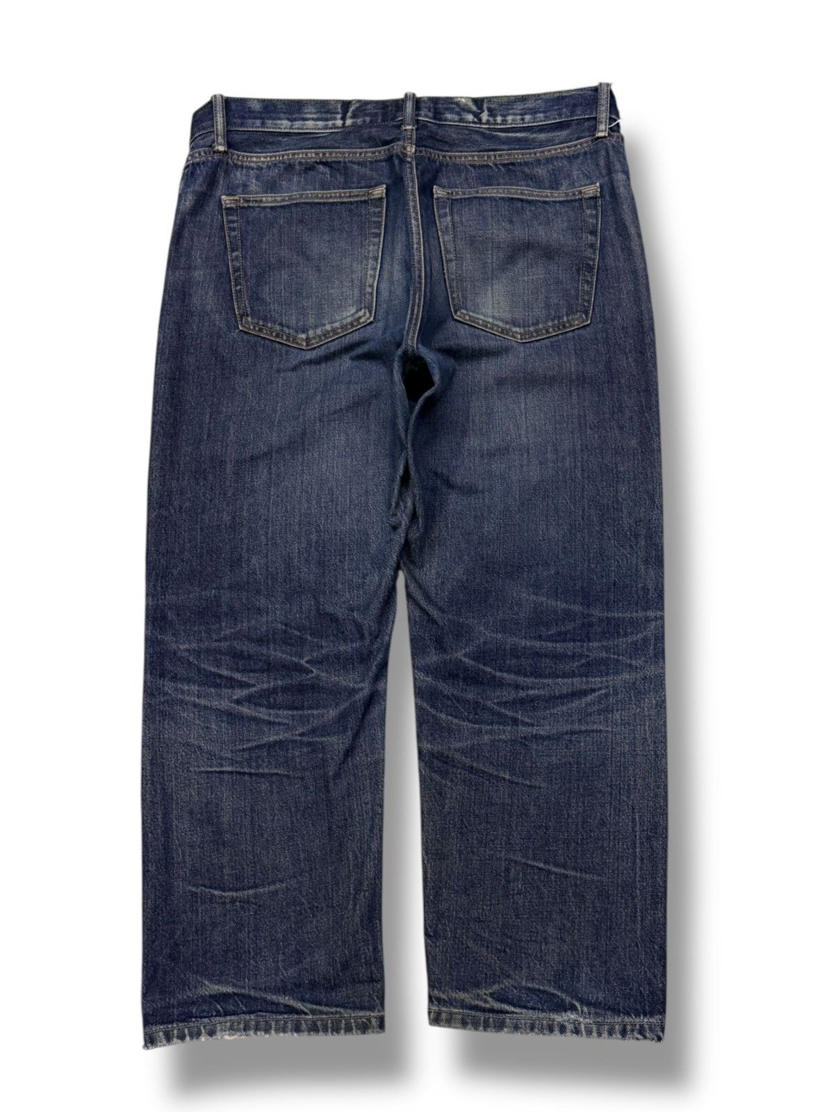 Uniqlo Vintage Uniqlo Jeans Selvedge Denim Japan | Vintage Faded 36 Size US 36 / EU 52 - 3 Thumbnail