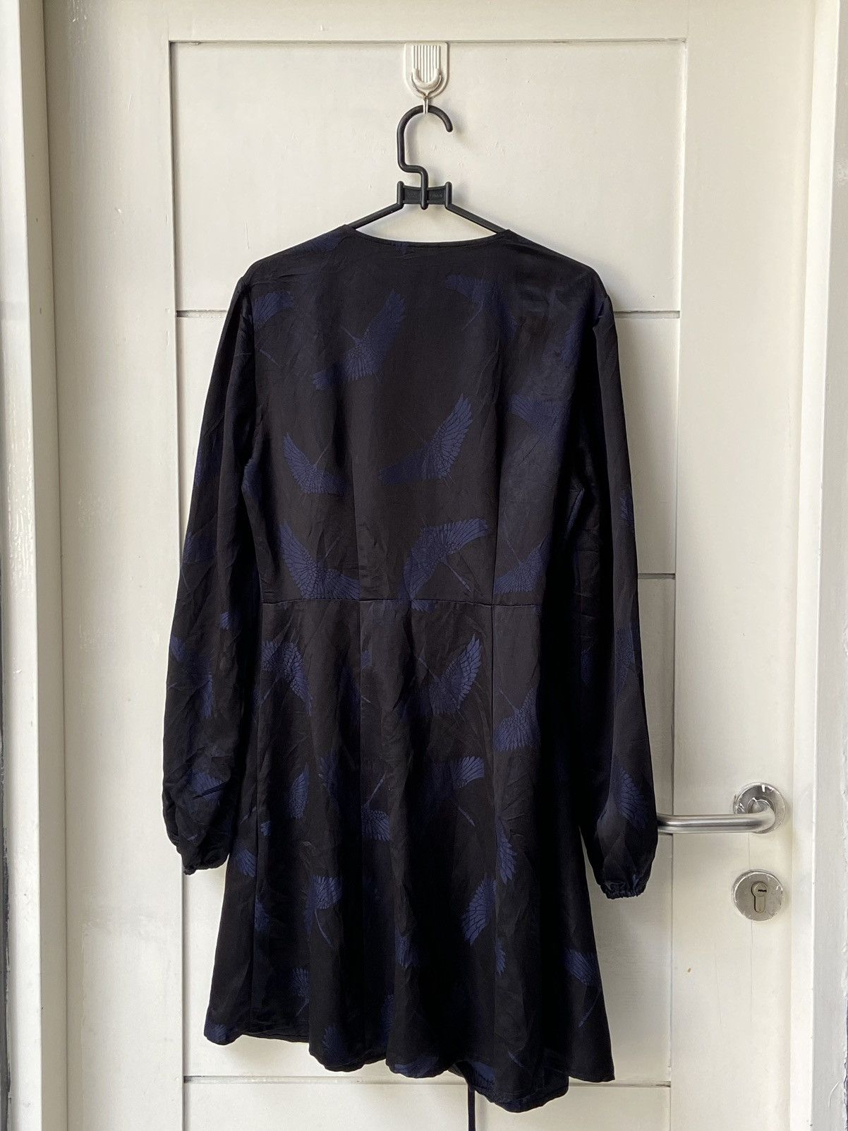 H&M H&M Black Kimono Bird Pattern Size US XS / EU 42 / 0 - 6 Thumbnail