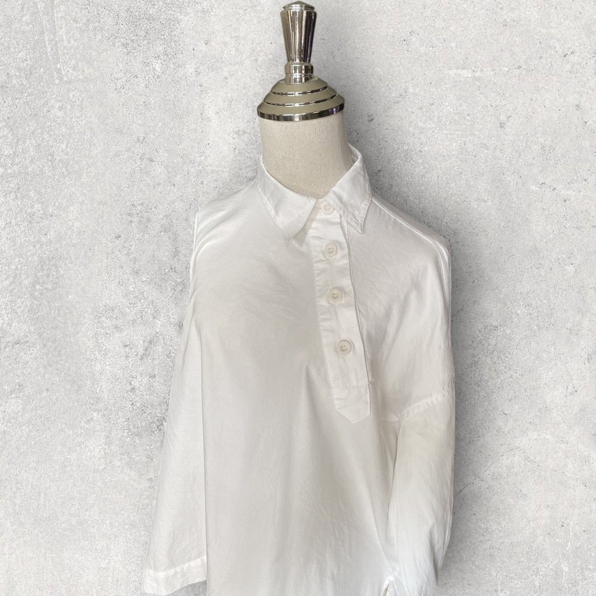 Yohji Yamamoto SS03 Slant Buttons Oversize Shirt Size S / US 4 / IT 40 - 2 Thumbnail