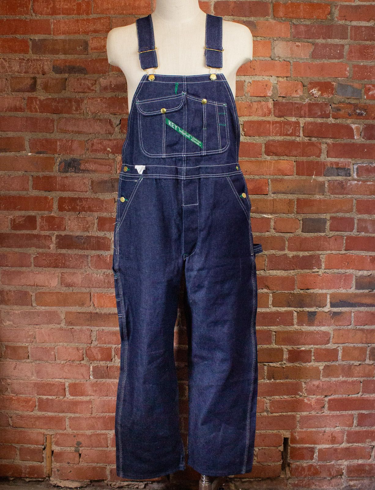 image of Vintage Key Imperial Denim Overalls Deadstock 80's 36X31, Men's