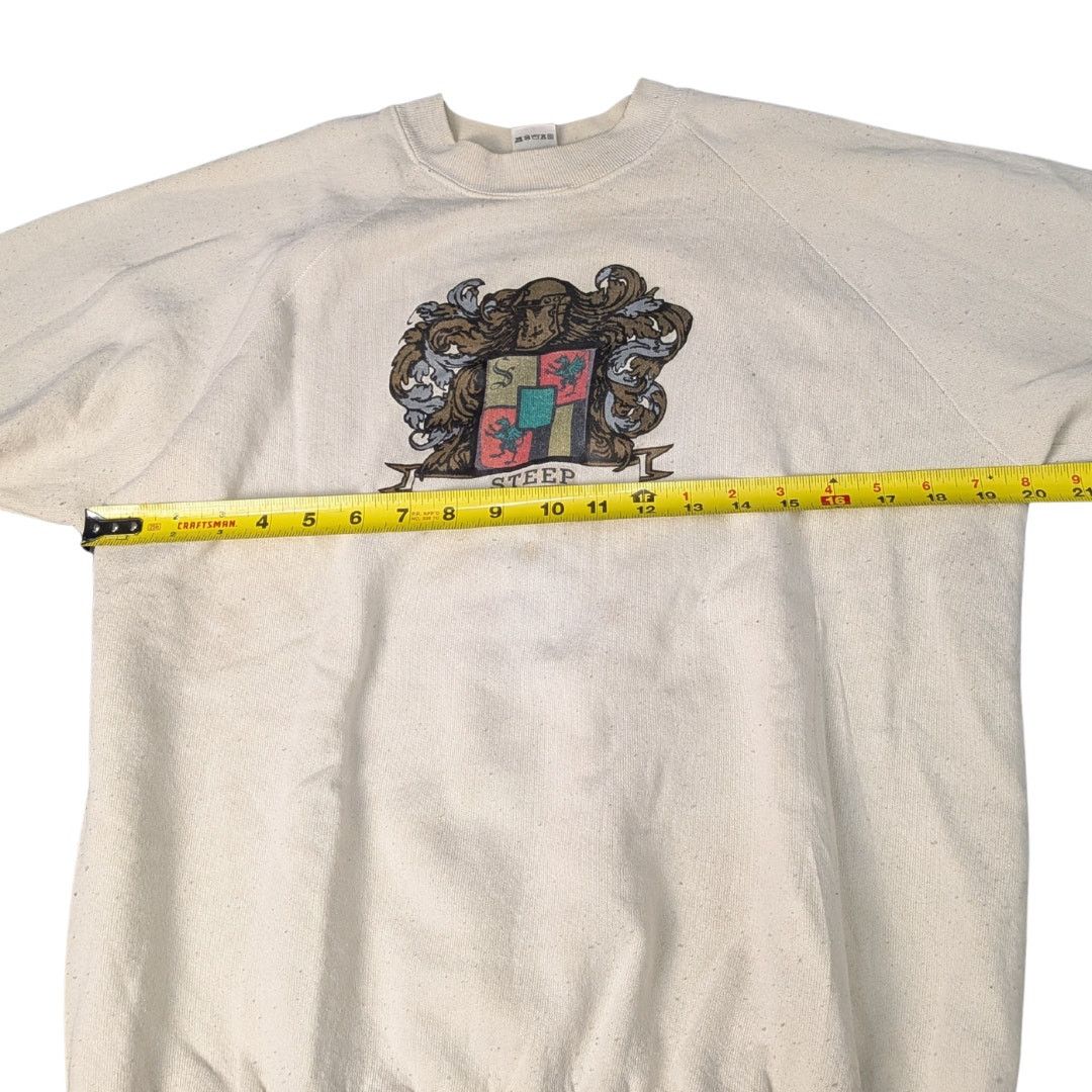 Fruit Of The Loom Vintage Steep Family Crest Crewneck Sweatshirt | Unisex L Size US L / EU 52-54 / 3 - 4 Thumbnail