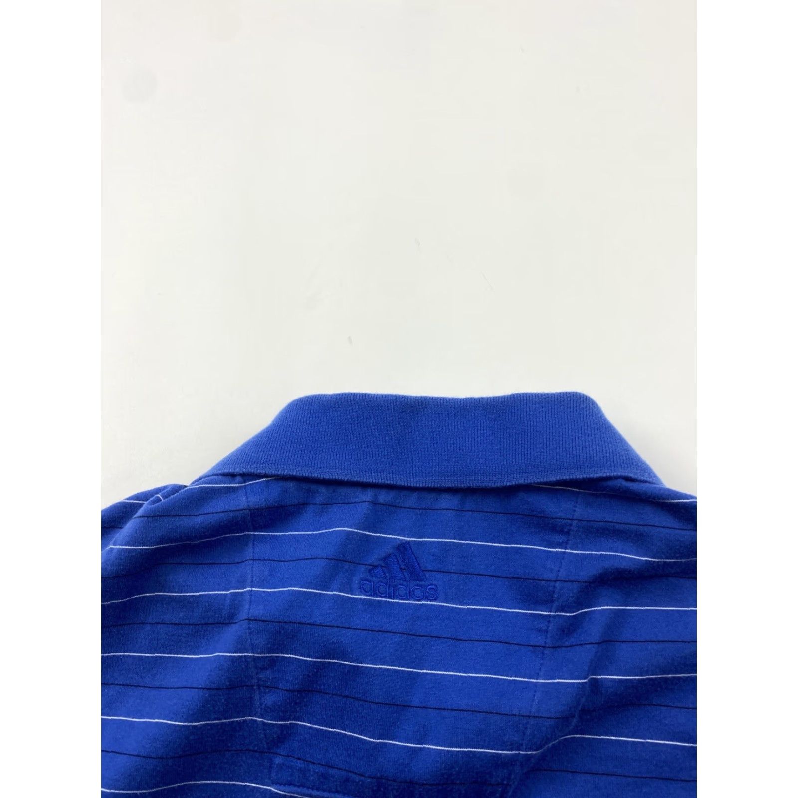Adidas Adidas Golf Polo Shirt Mens Medium Striped Blue Climalite Size US M / EU 48-50 / 2 - 4 Thumbnail