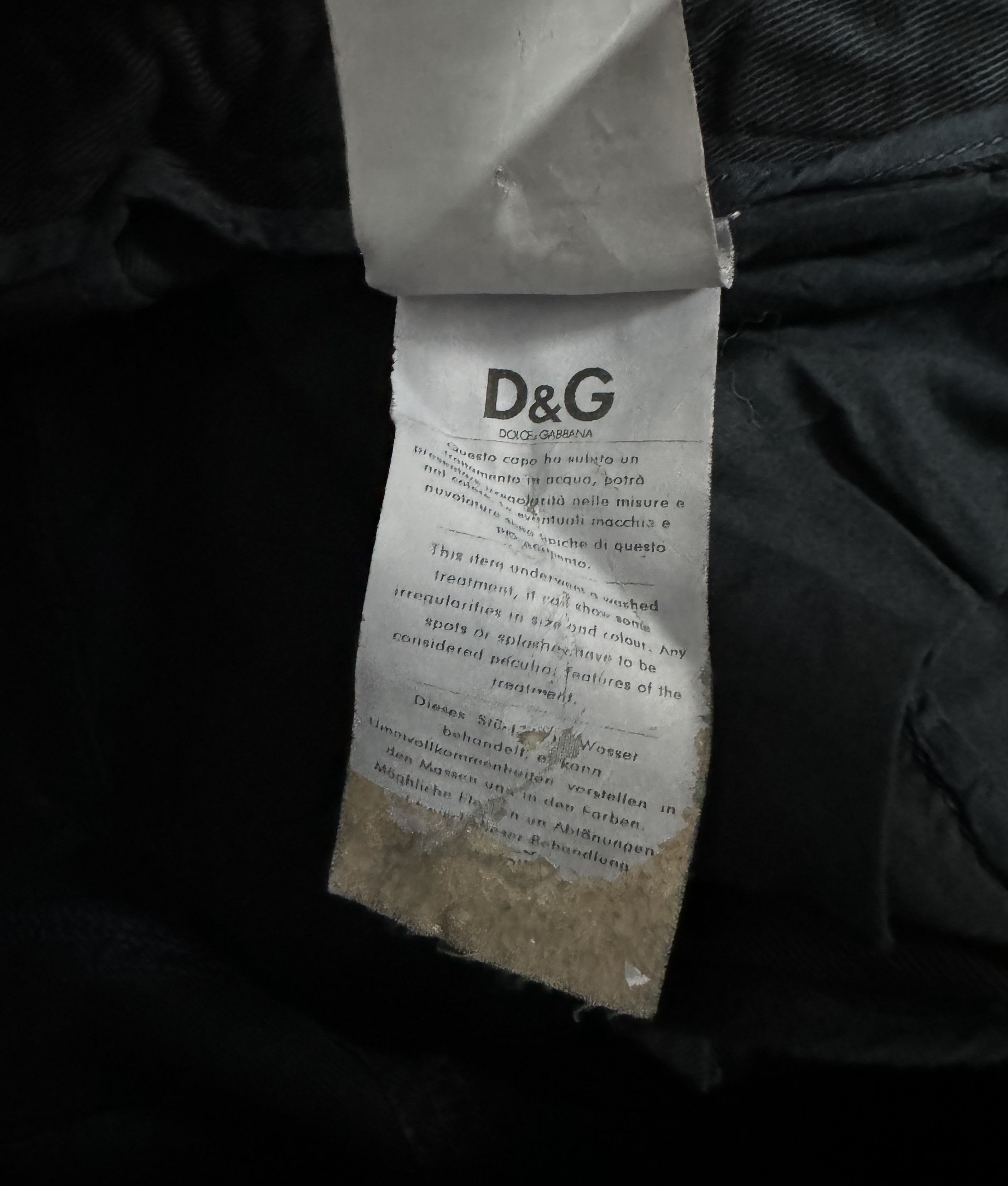 Dolce & Gabbana Dolce & Gabbana Dark Pants Jogger Jeans Multipocket Size 48 Size US 32 / EU 48 - 12 Thumbnail