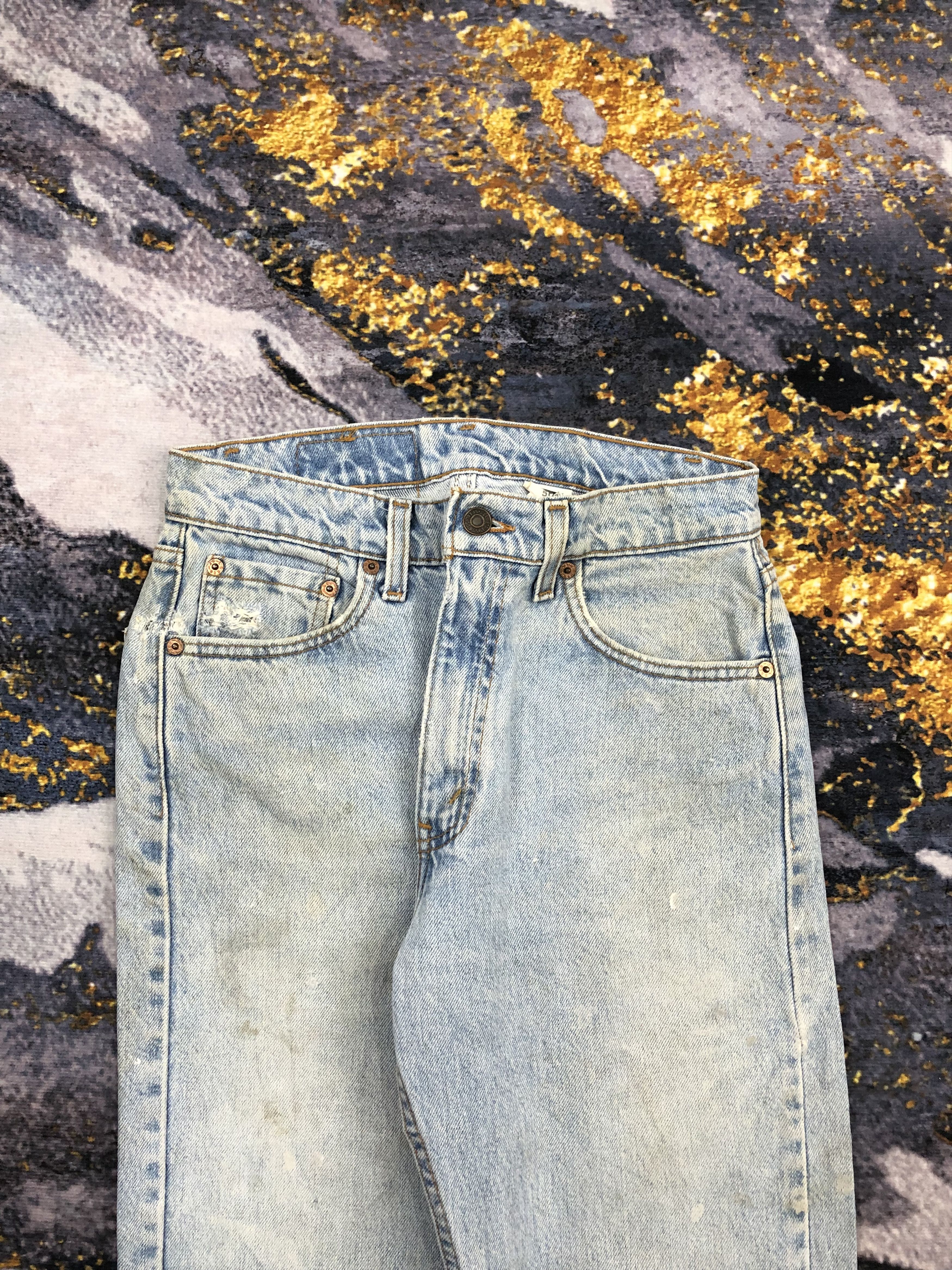 Levi's Vintage 90s Levis 505 Regular Straight Jeans DPP0093 Size US 30 / EU 46 - 2 Thumbnail