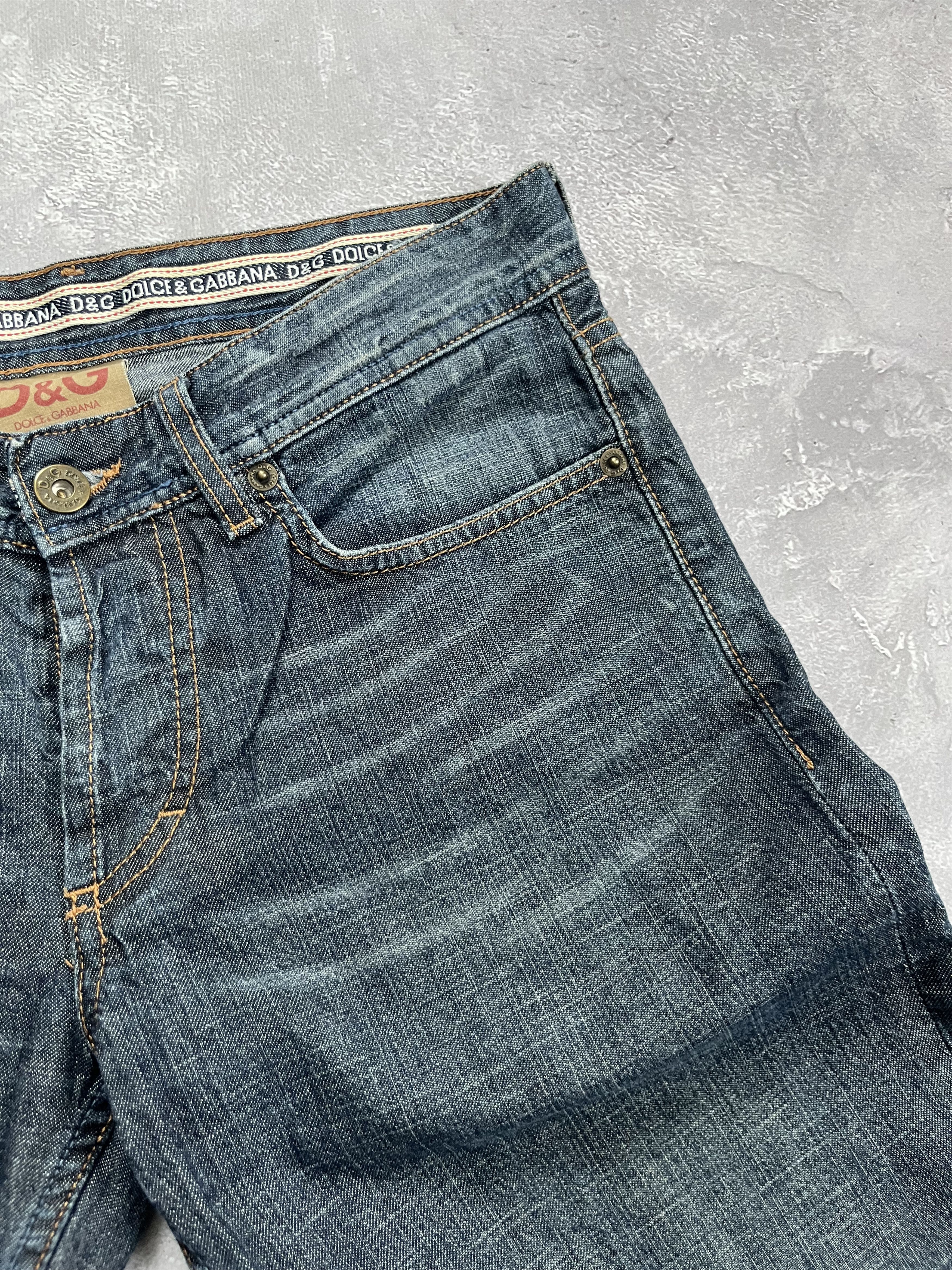 Dolce & Gabbana DOLCE & GABBANA Mens Power Straight Jeans Low Rise Size US 31 - 10 Thumbnail