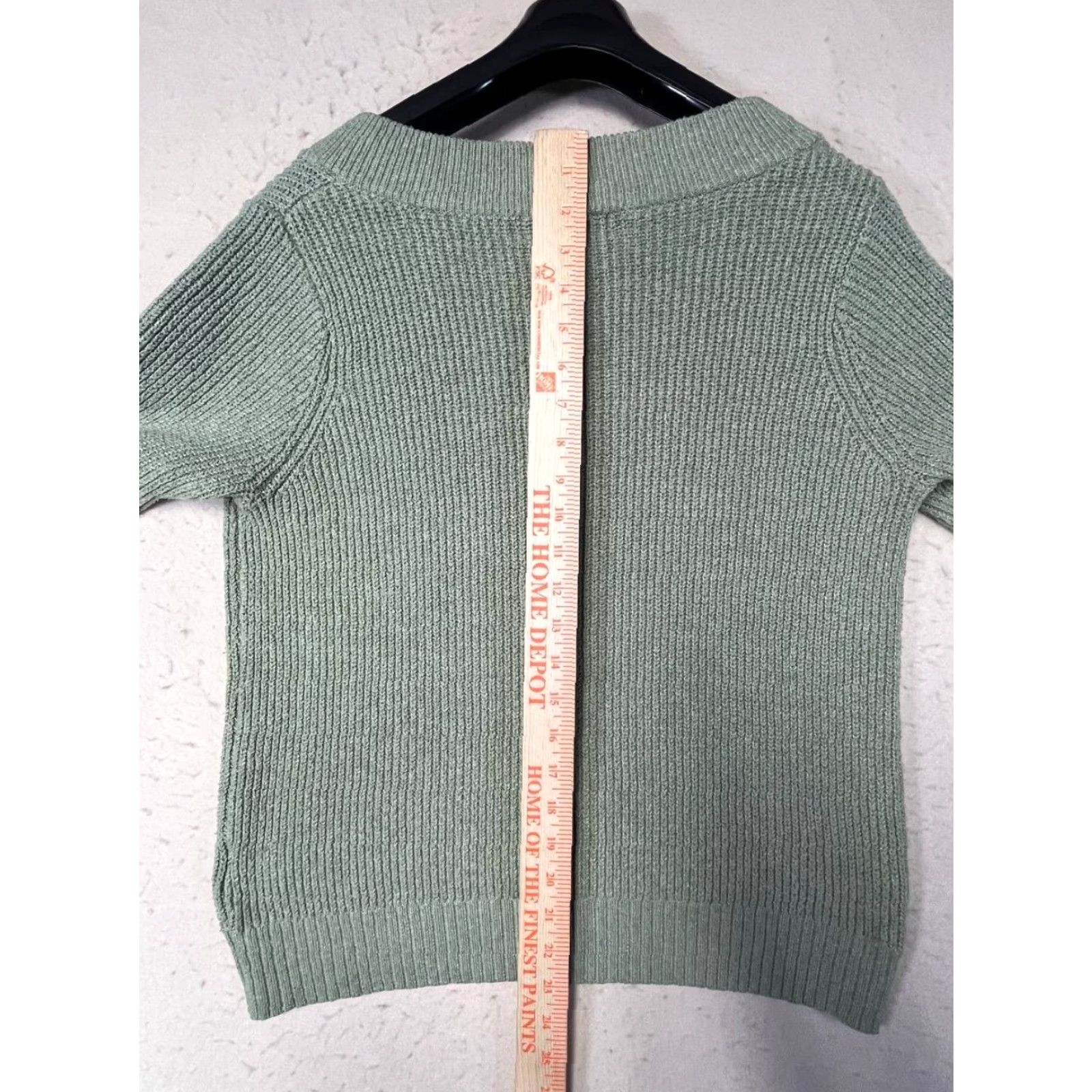 Vintage Philosophy Republic Clothing Sweater Women V-Neck Green M Pullover) Size M / US 6-8 / IT 42-44 - 4 Thumbnail