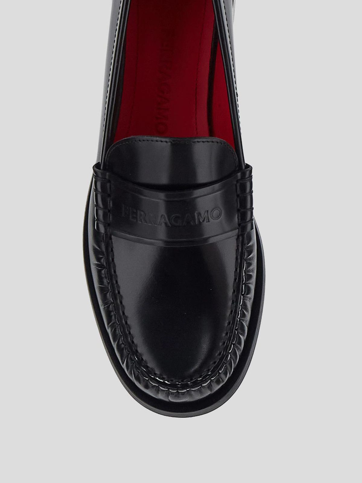 Salvatore Ferragamo o1s1rm0824 Irina Leather Loafers in Black Size US 6.5 / IT 36.5 - 4 Thumbnail