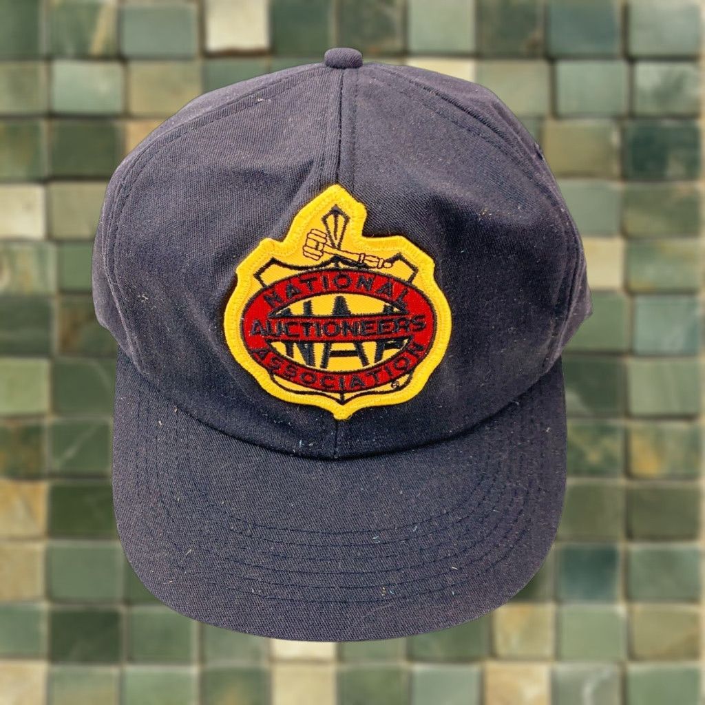 Vintage VINTAGE National Auctioneers Association Black Patch Snapback Trucker Hat Cap Size ONE SIZE - 1 Thumbnail