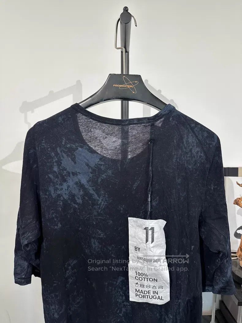 Boris Bidjan Saberi Boris Bidjan Saberi Dyeed distressed short-sleeved T-shirt Size US L / EU 52-54 / 3 - 3 Thumbnail