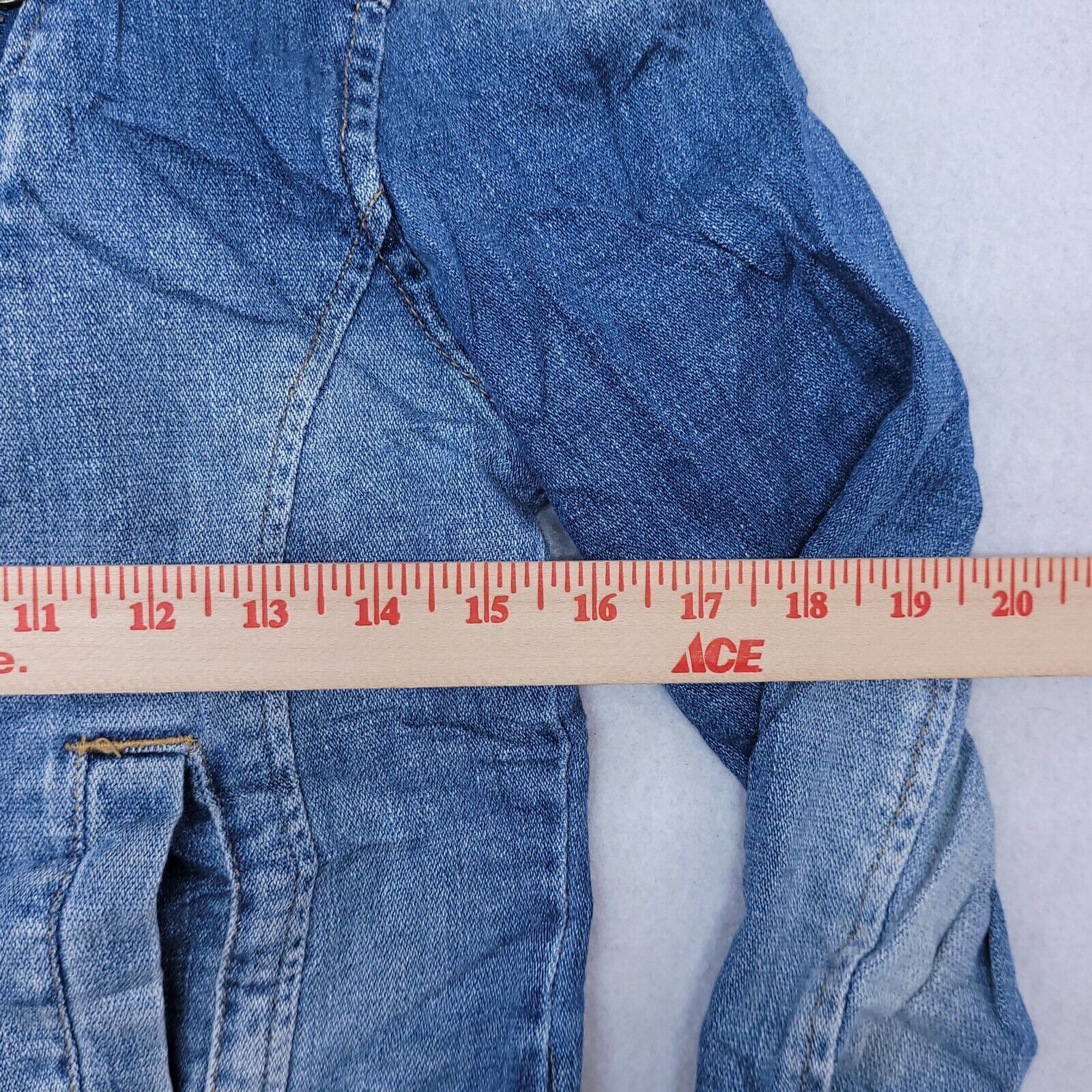 Mossimo Mossimo Casual Zip Up Denim Jean Jacket Womens Size S Blue Size S / US 4 / IT 40 - 6 Thumbnail