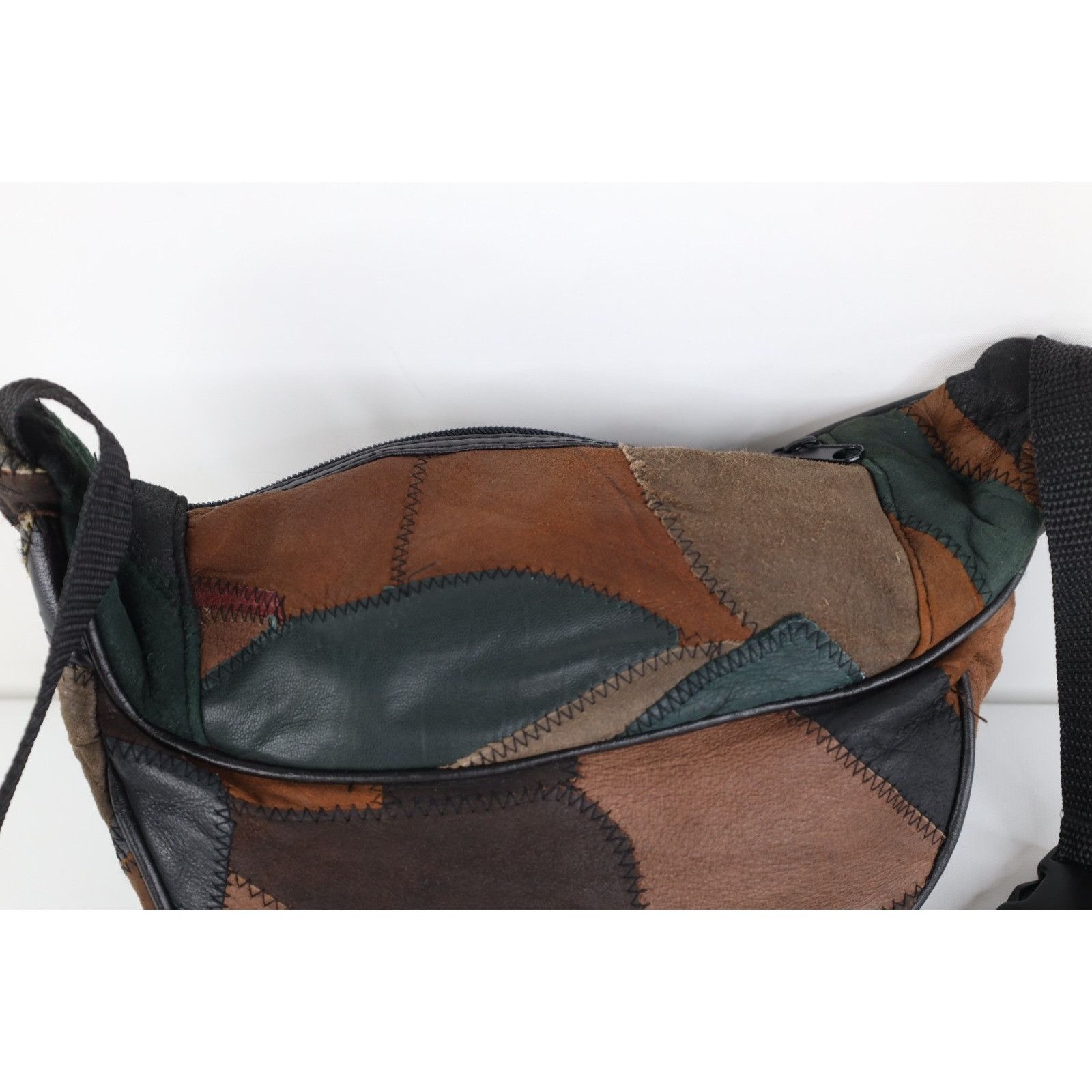 Vintage Vintage 90s Streetwear Distressed Suede Leather Fanny Pack Size ONE SIZE - 6 Thumbnail
