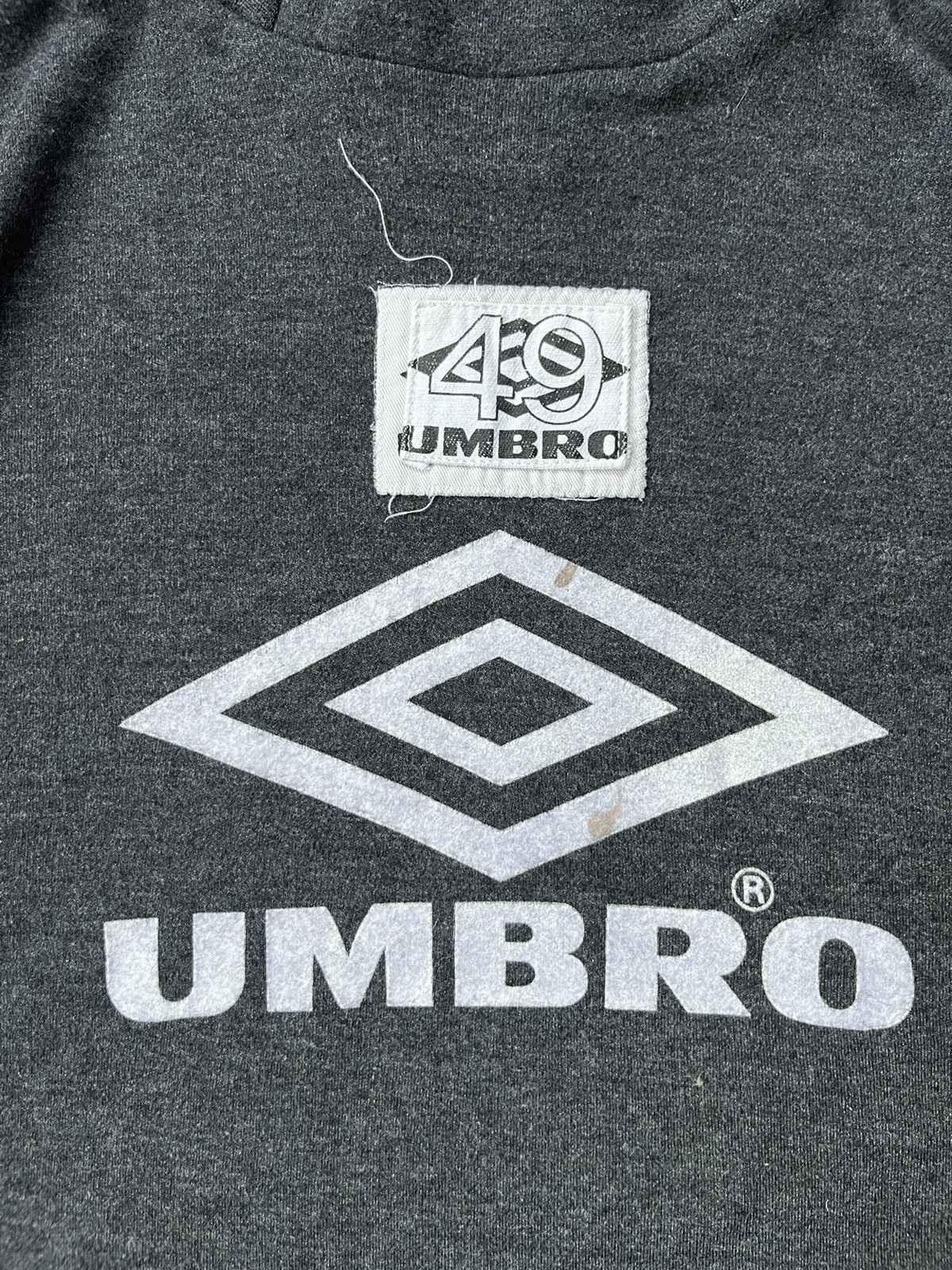 Umbro Vintage 90s Umbro Pro Training Sweatshirt Gray #49 High Neck Size US XL / EU 56 / 4 - 3 Thumbnail