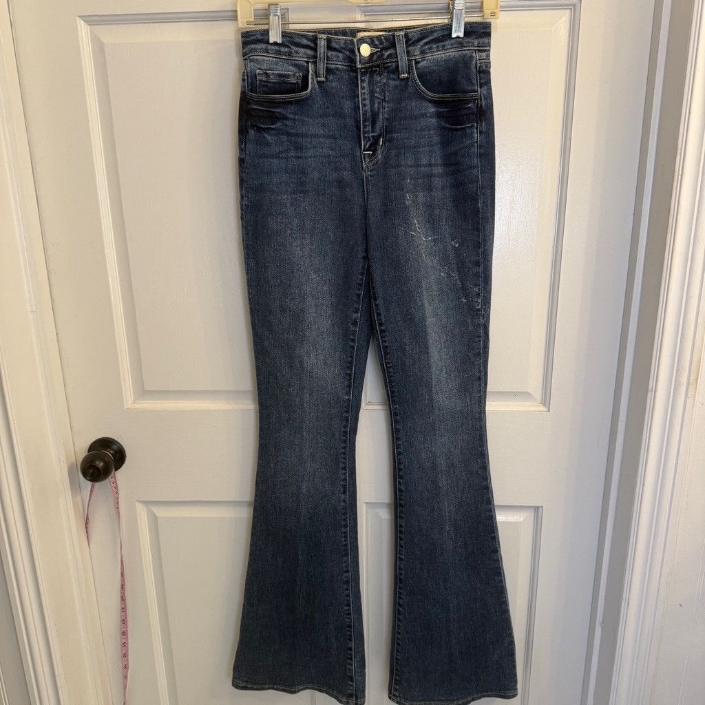 L'AGENCE Women's L’Agence Marty Jeans, Size 25, Blue Size 25" / US 0 / IT 36 - 2 Thumbnail