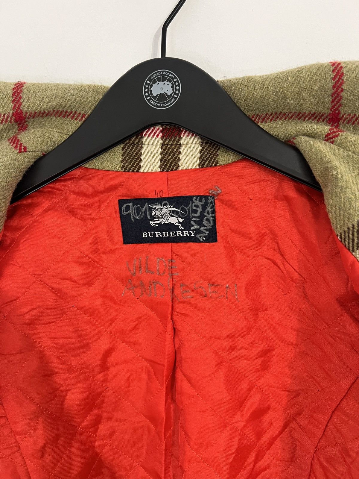 Burberry × Vintage Vtg Burberry Wool coat Size S / US 4 / IT 40 - 14 Thumbnail