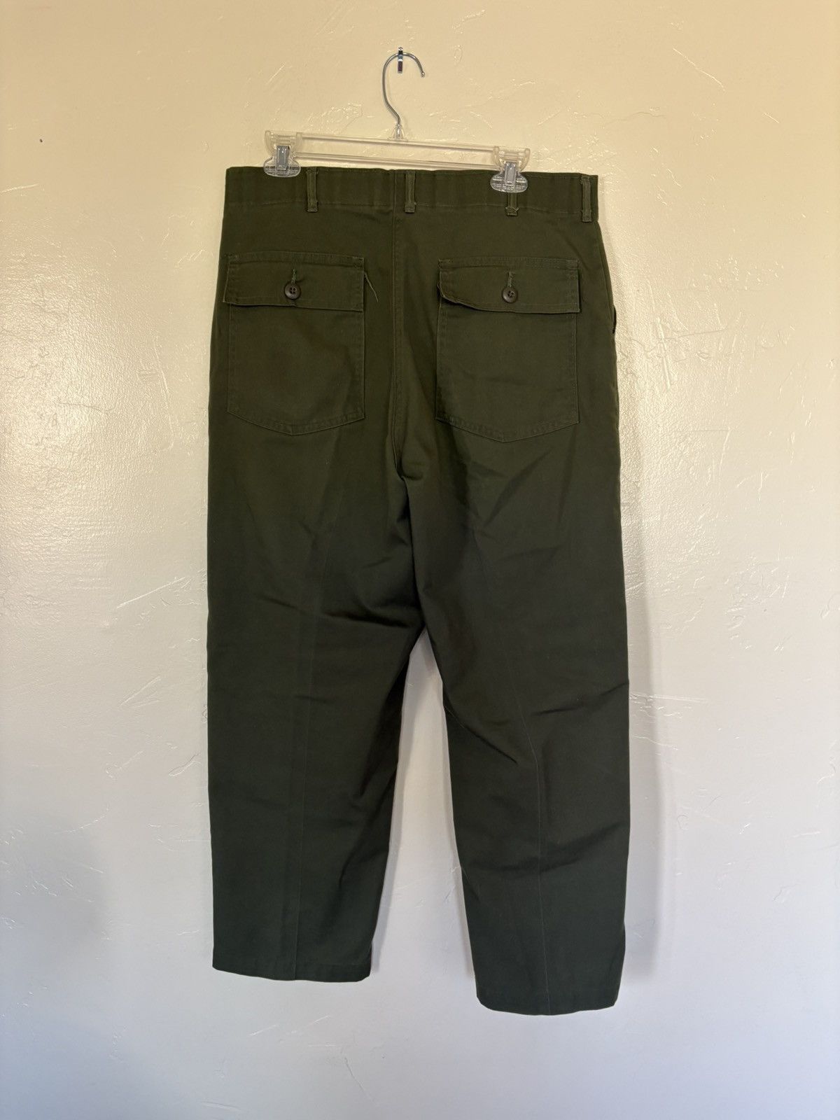 Vintage Vintage US Army OG-507 Utility Trousers — 1982 Issue, 36x31 Size US 36 / EU 52 - 2 Thumbnail