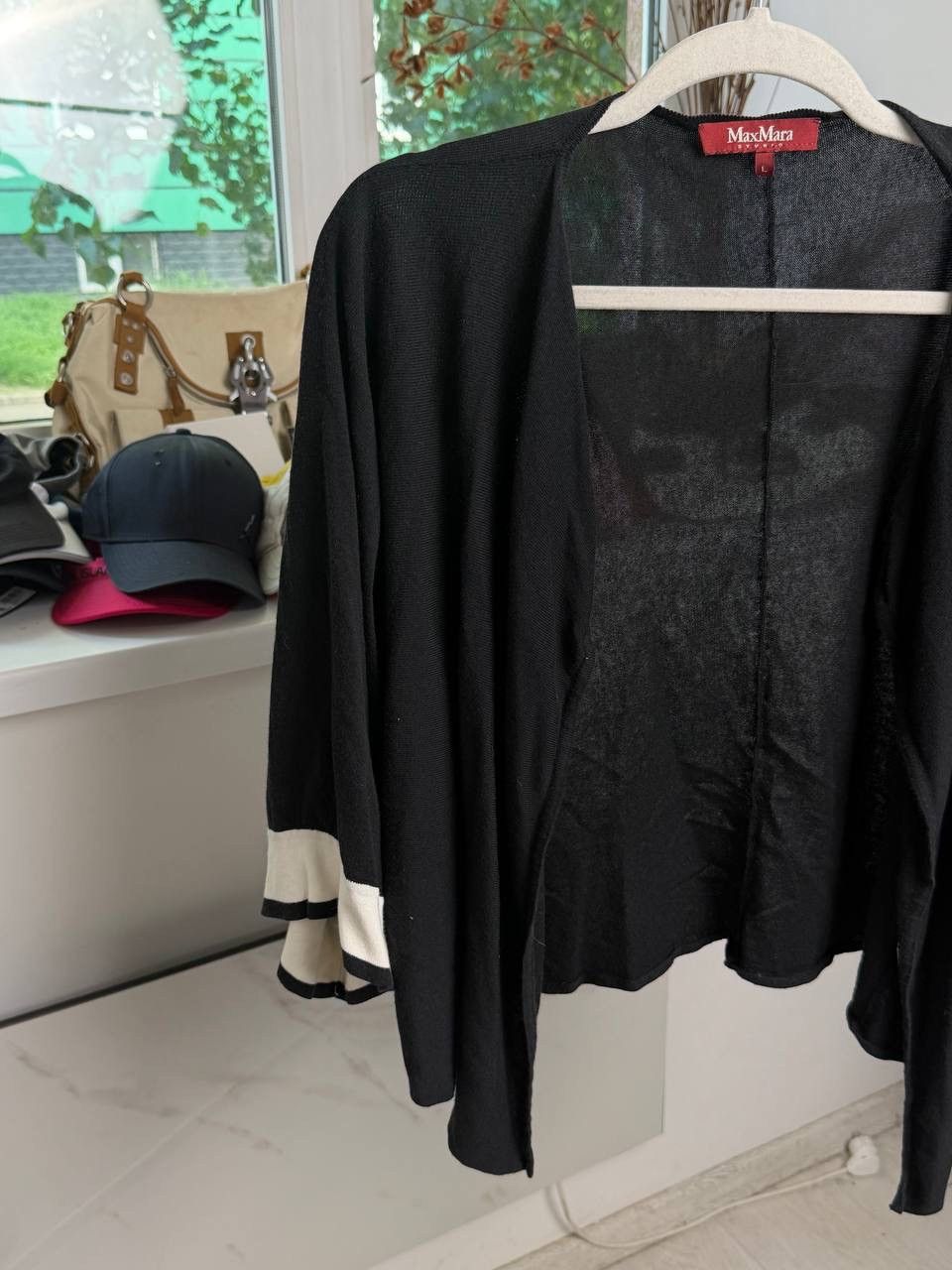 Max Mara Max Mara Studio Lightweight Summer Cardigan Knit Jacket Size L / US 10 / IT 46 - 4 Thumbnail