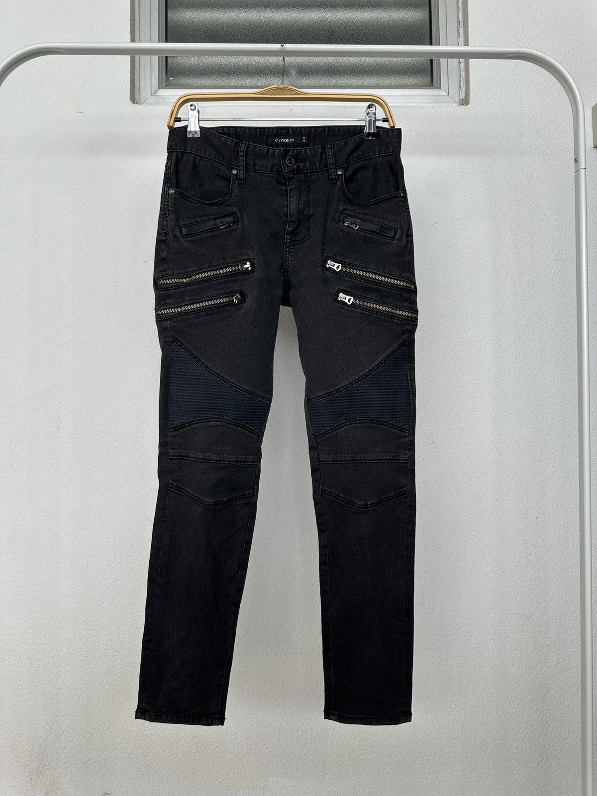 CIVARIZE SS09 Civarize multizipper j-rock vkei biker pant Size US 31 - 10 Thumbnail
