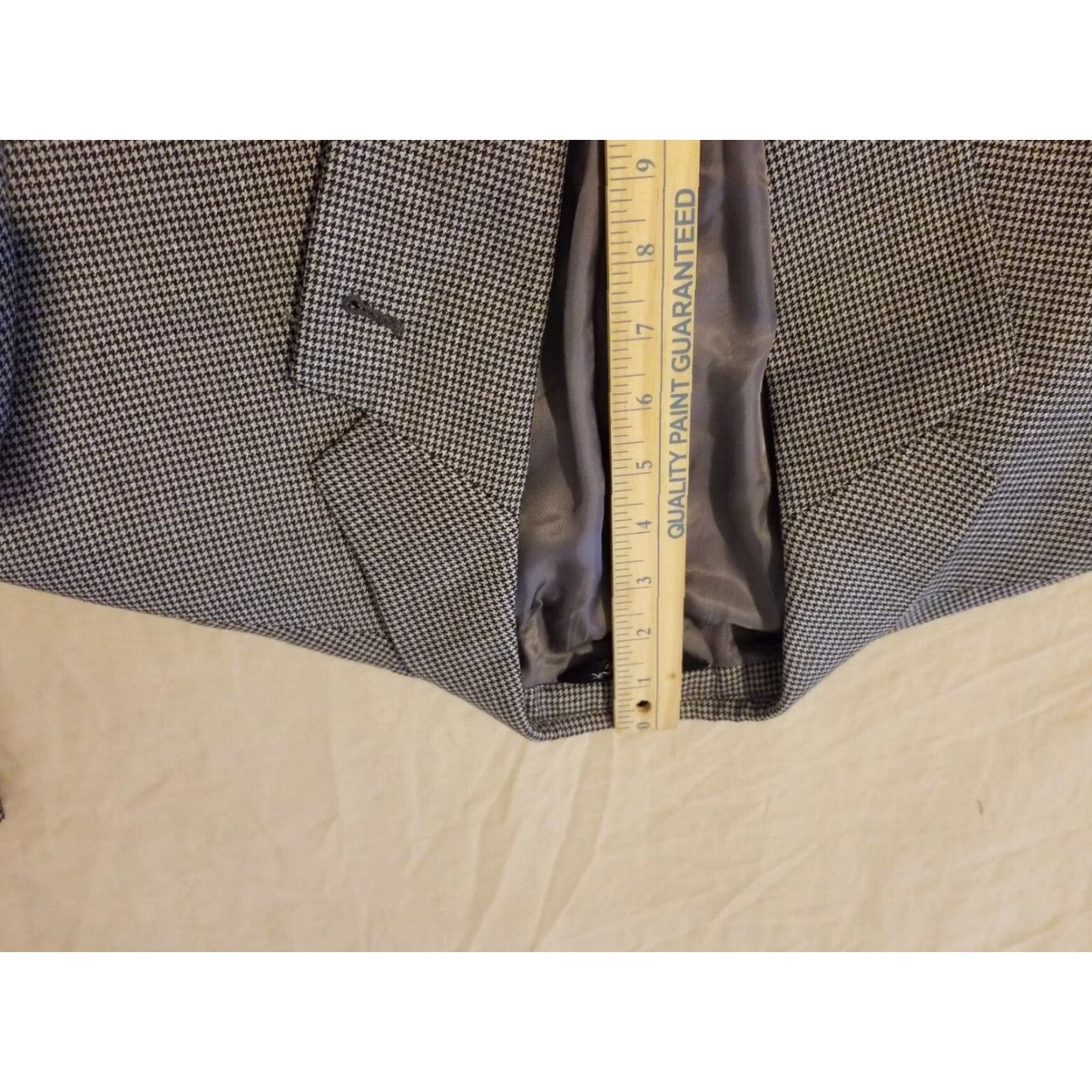 Jos. A. Bank Mens Jos. A. Bank Blazer 3-in-1 Wool Sports Jacket Gray 44R Men Size 44R - 4 Thumbnail