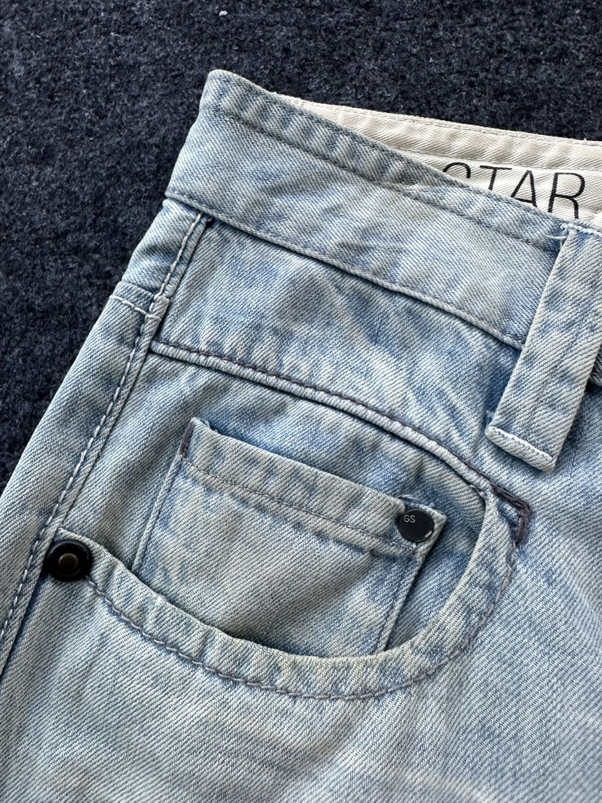 Beauty Beast × G-Star Gstar Raw G33/01 Distressed Denim D167 Size US 29 - 11 Thumbnail