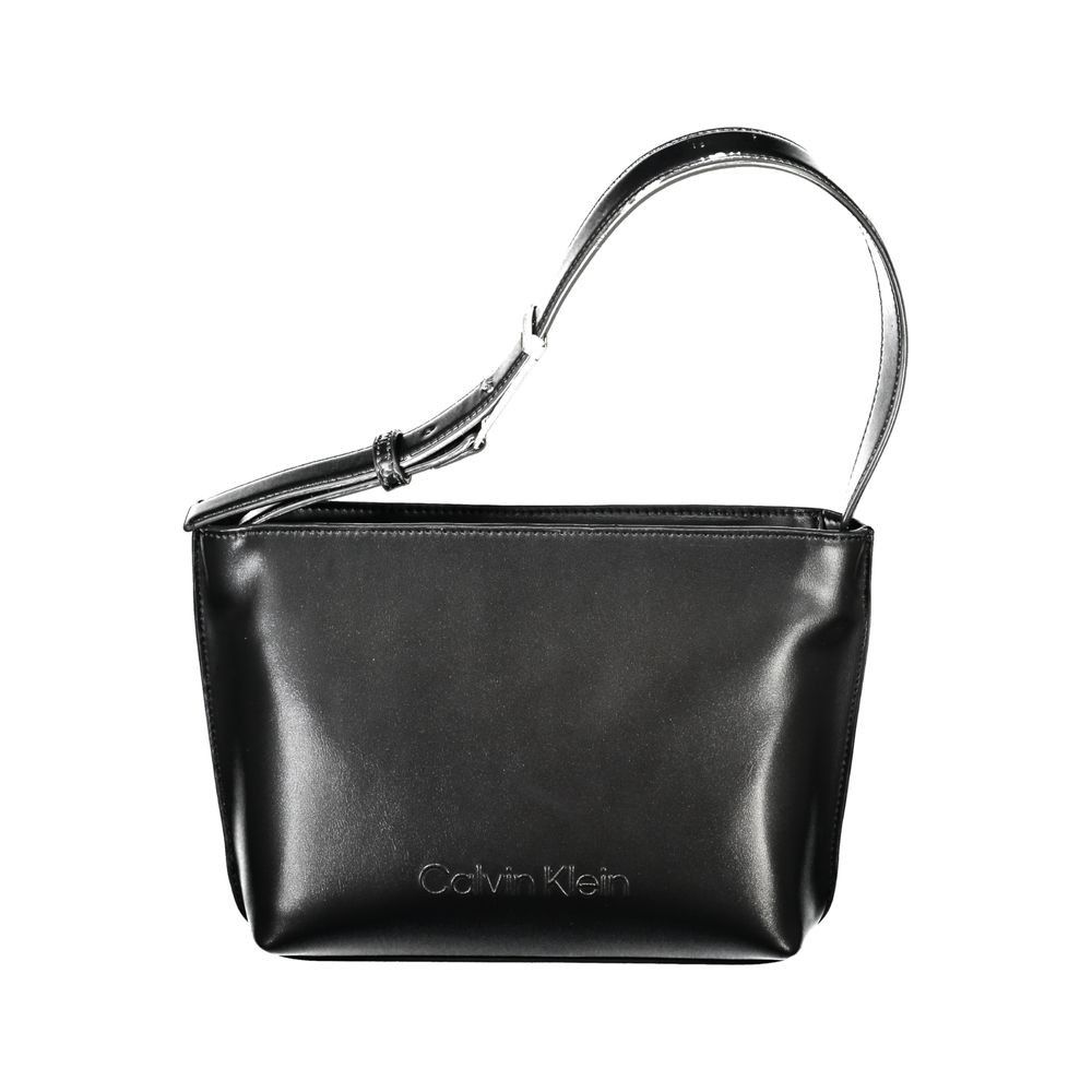 Calvin Klein Black Polyester Women's Handbag Size ONE SIZE - 1 Thumbnail