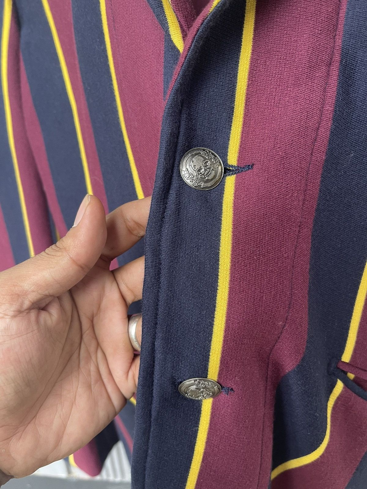 PPFM PPFM striped bondage long coat Size US M / EU 48-50 / 2 - 5 Thumbnail