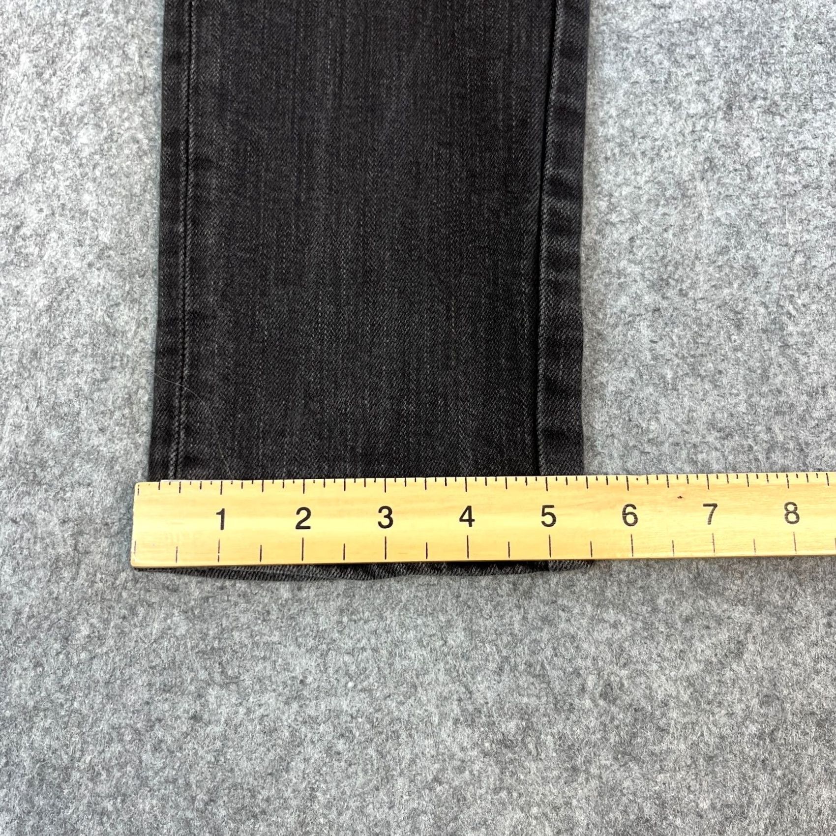 Armani Exchange Armani Exchange J10 Jeans Slim Skinny 30 Dark Wash Black Stretch Mens Denim 5-Pocket Design Zip Button Logo Size US 30 / EU 46 - 3 Thumbnail
