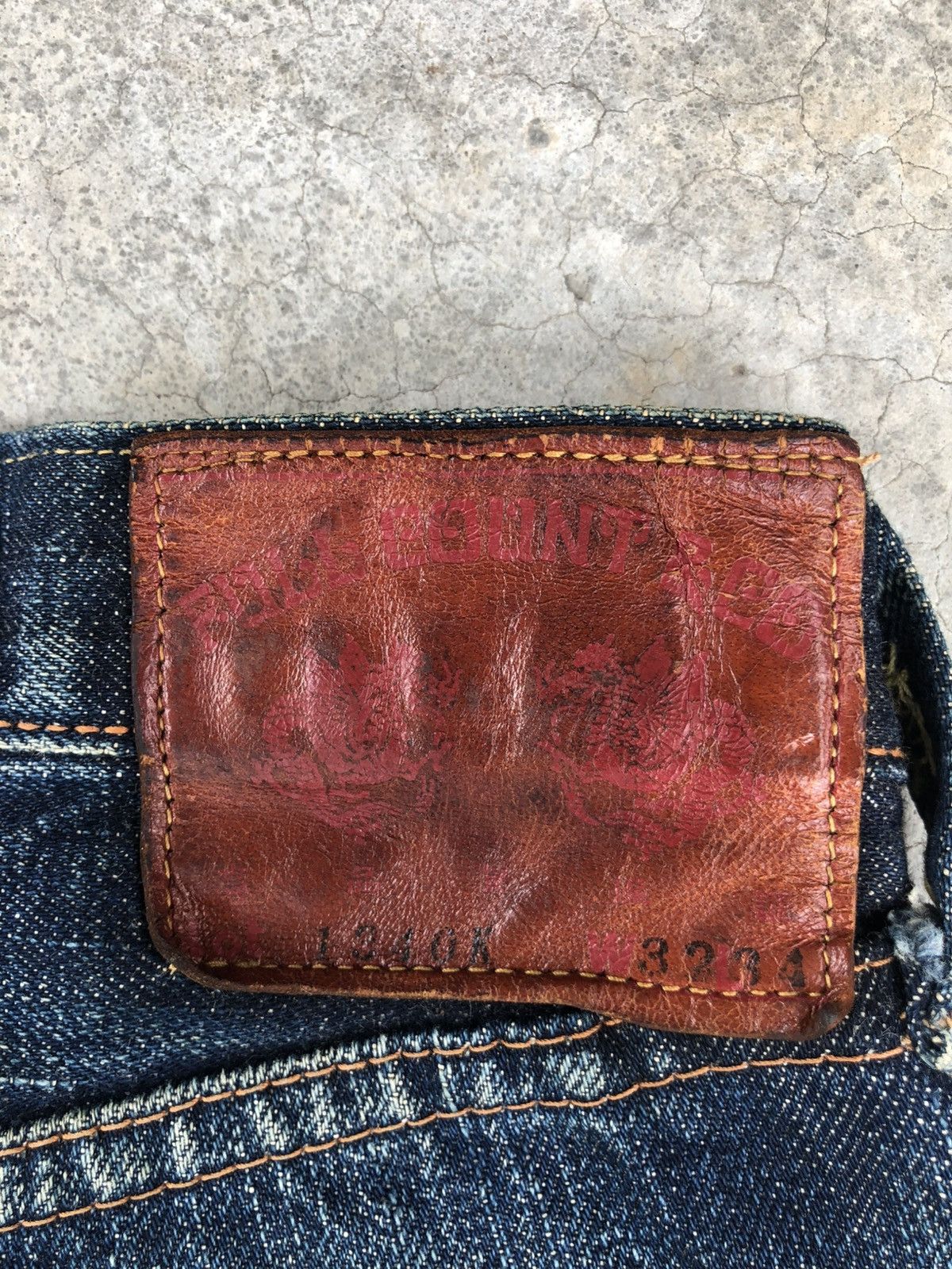 Full Count & Co. Full Count 1340k Selvedge Denim Leather Limited Distressed Size US 32 / EU 48 - 21 Thumbnail