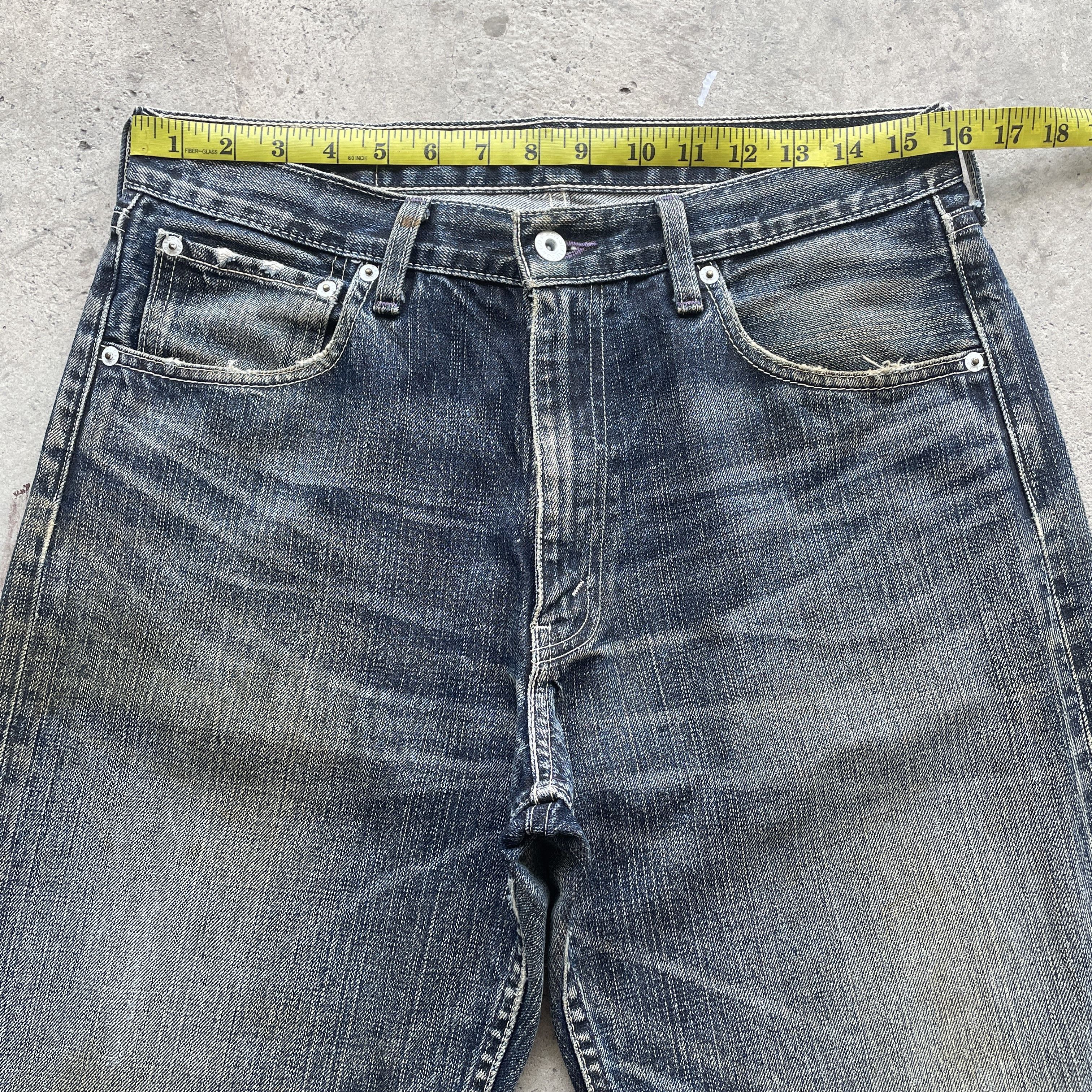 Levi's W32 VINTAGE LEVIS DISTRESSED JEANS RUSTY FADED PANTS DENIM Size US 32 / EU 48 - 5 Thumbnail