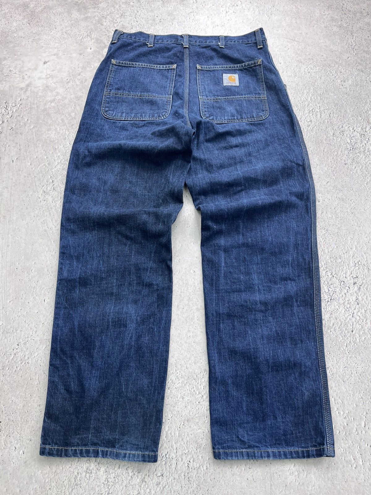 Carhartt × Japanese Brand × Vintage FADED Vintage Carhartt Double Knee Pants Distressed Size US 30 / EU 46 - 9 Thumbnail