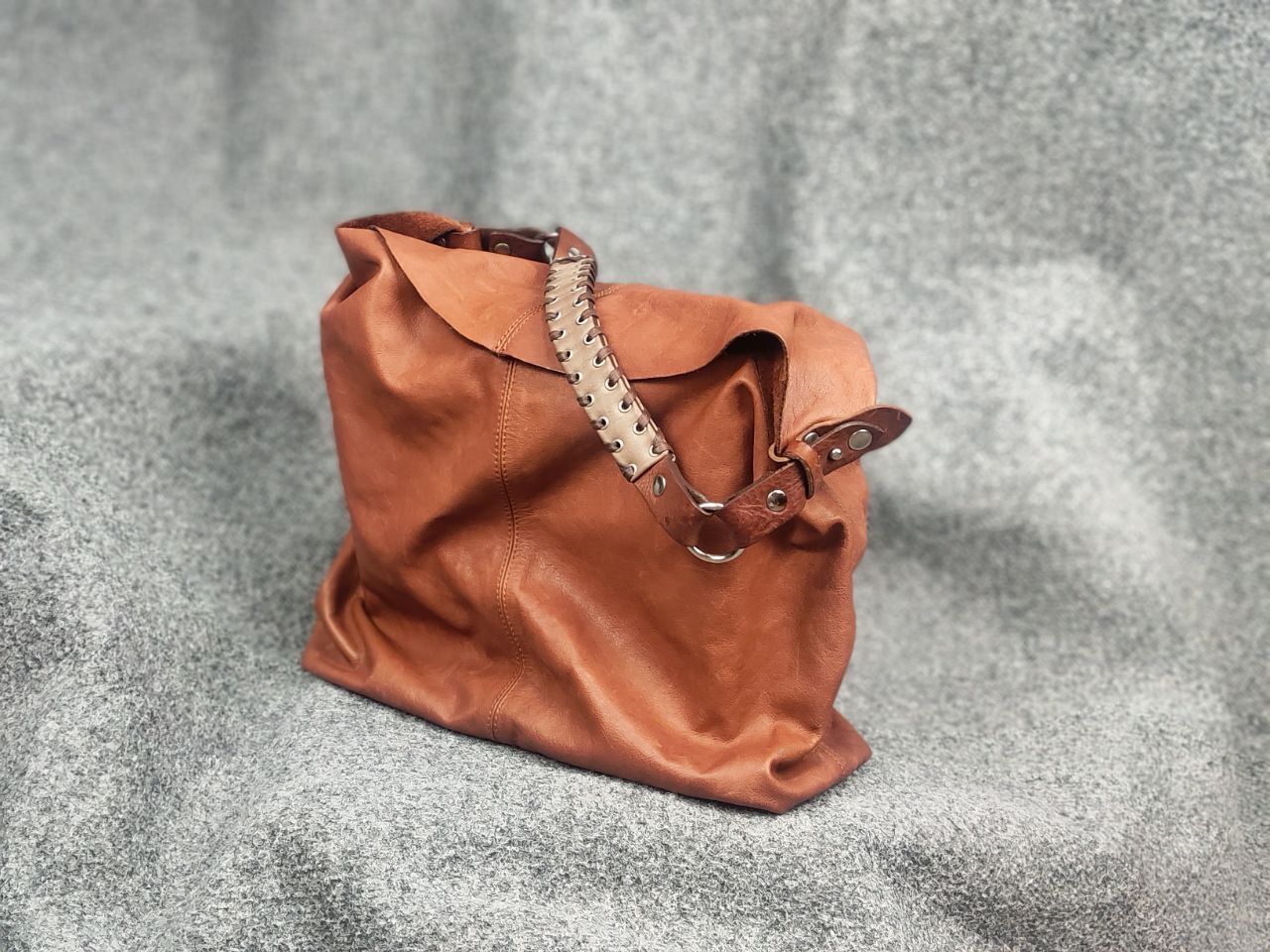 Genuine Leather Maurizio Taiuti Italy Design leather Shoulder Shopper bag Size ONE SIZE - 3 Thumbnail