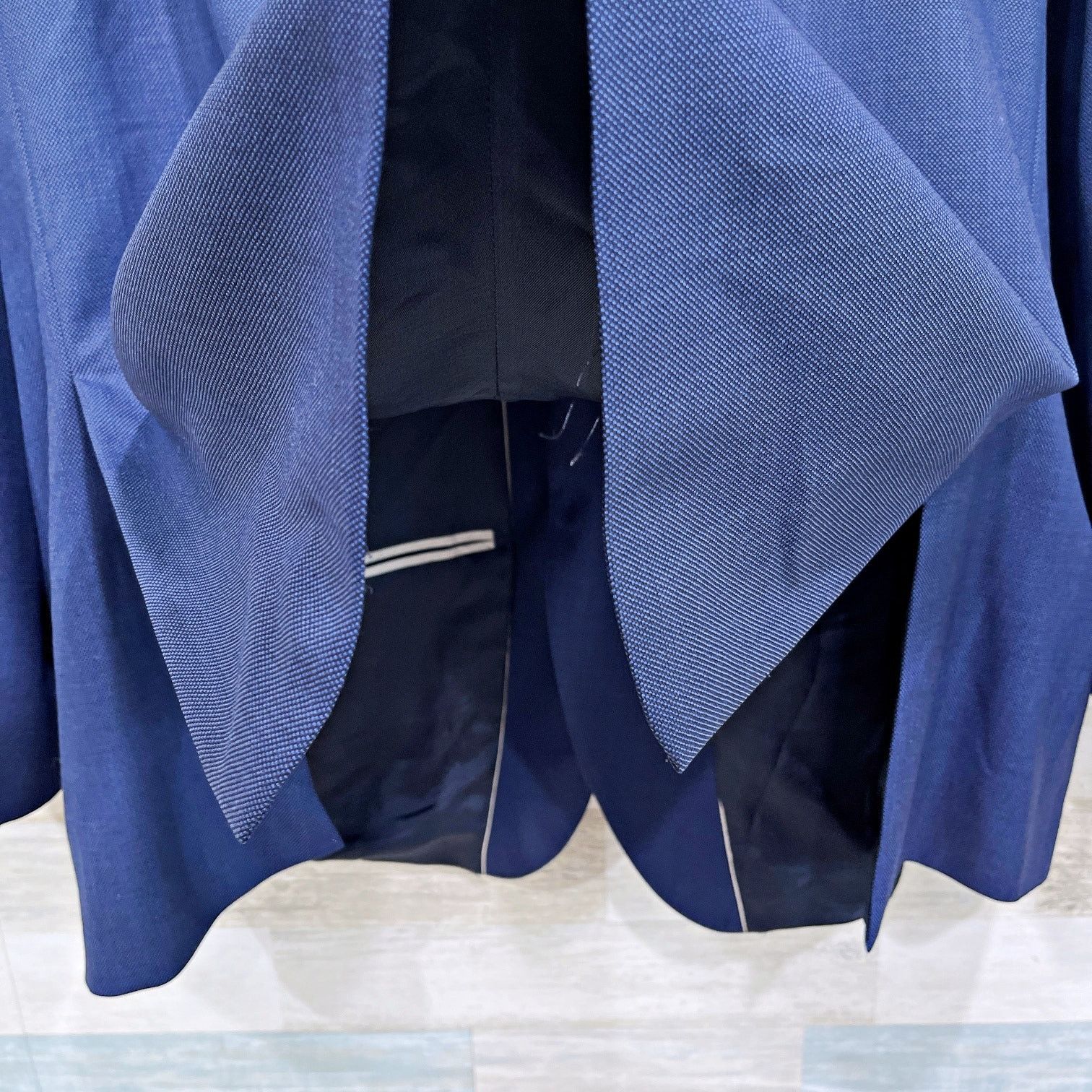 Other Hardy Minnis Savile Row Birdseye Sport Coat Blue 59R Size 54R - 7 Thumbnail