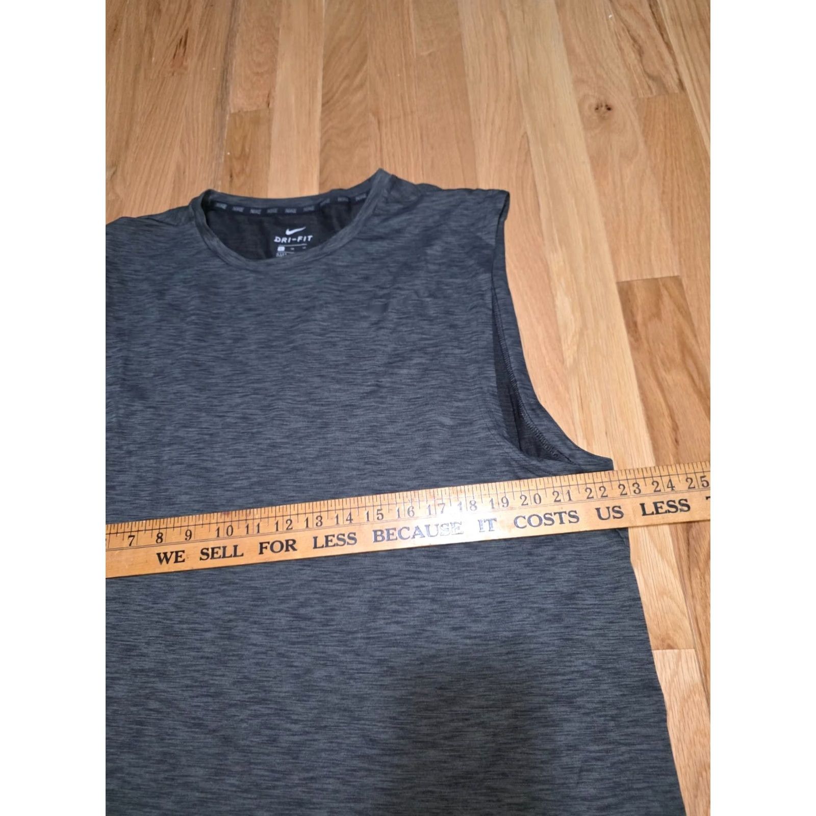 Nike Nike Dri-FIT Tank Top Mens XL Heather Gray Sleeveless Round Neck Pullover Athletic Lightweight Gym Running Size US XL / EU 56 / 4 - 4 Thumbnail