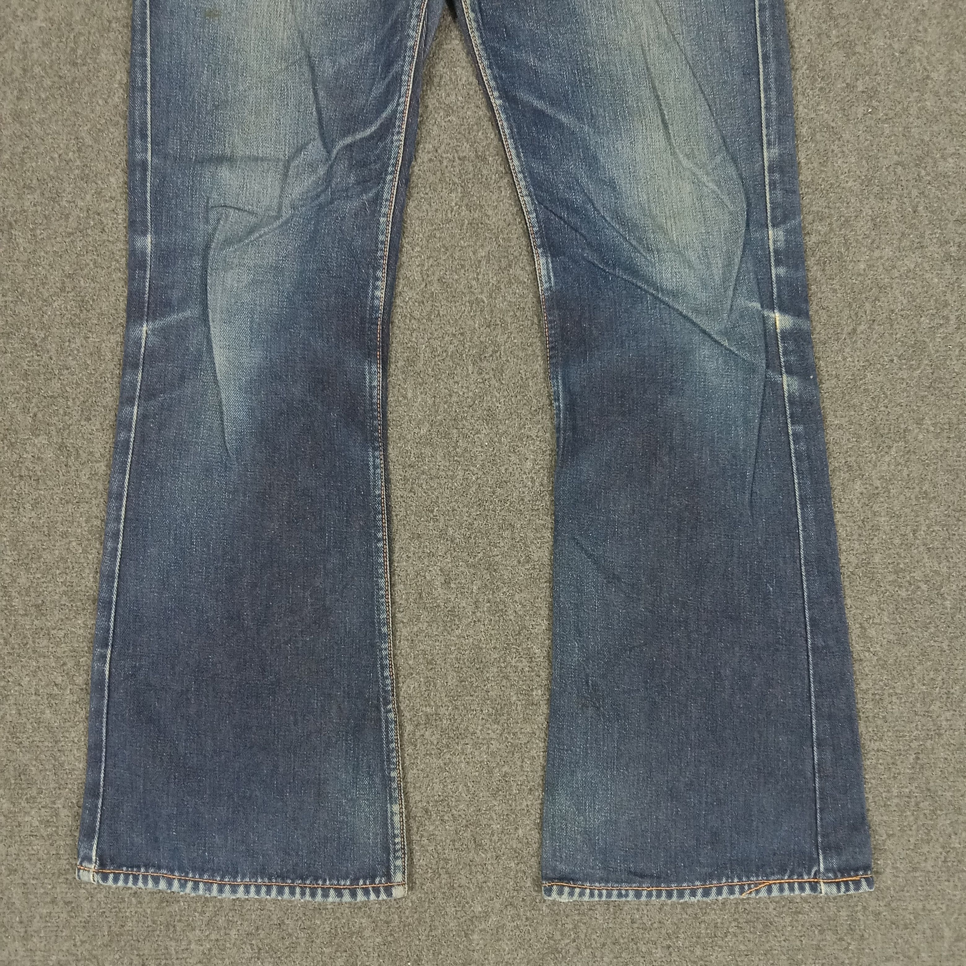Evisu × Vintage Evis Japanese Brand Daicock Custom Art Bootcut Jeans Size 30" / US 8 / IT 44 - 6 Thumbnail