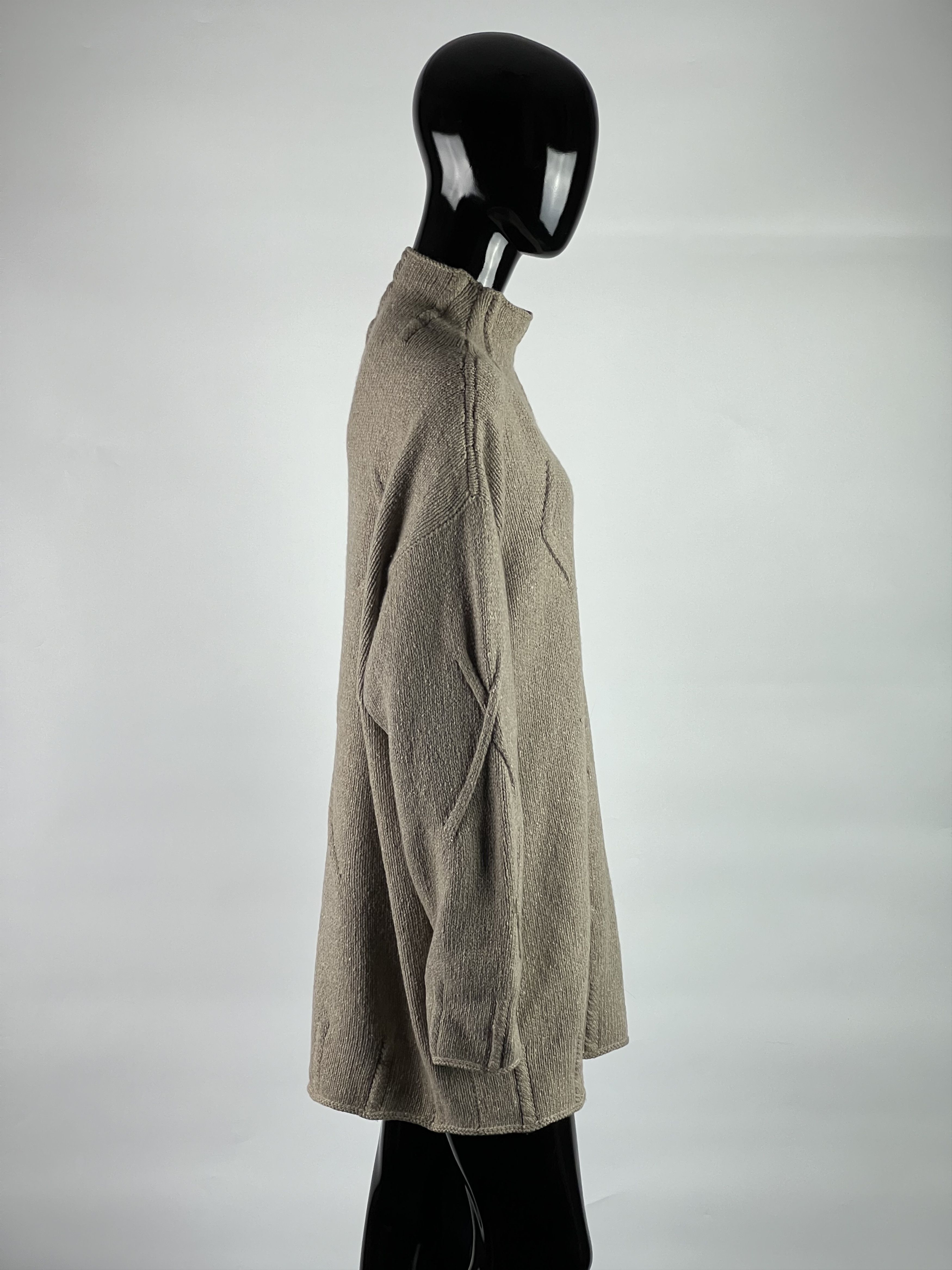 Brunello Cucinelli Brunello Cucinelli Rare VTG Wool Cashmere Silk Knit Sweater Size XL / US 12-14 / IT 48-50 - 2 Thumbnail