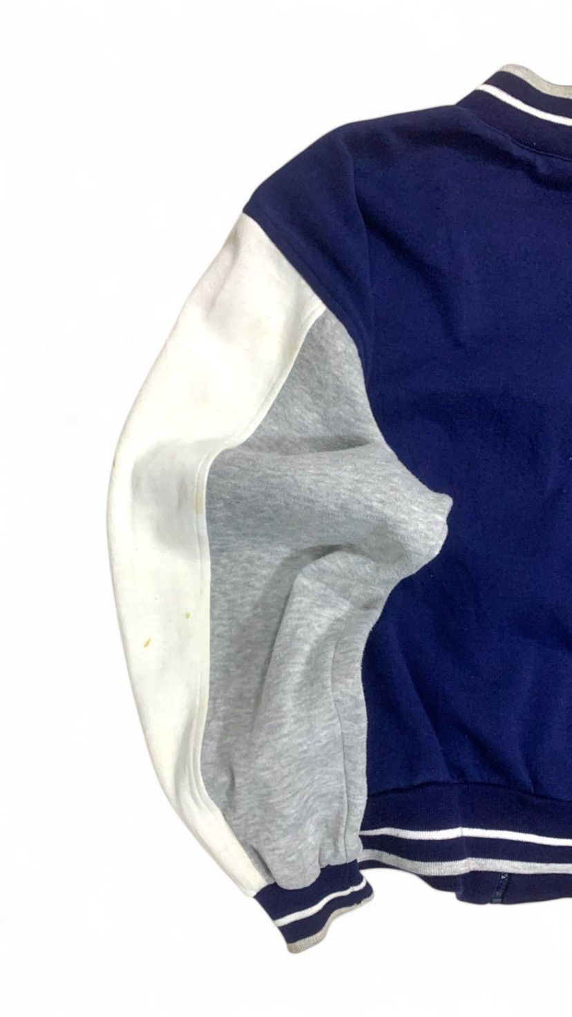 Nike × Vintage Vintage 90s Nike Bomber Varsity Jacket Zip Up Size US L / EU 52-54 / 3 - 7 Thumbnail