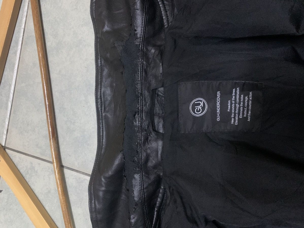 Undercover GU x Undercover Eliminate The Noise Synthetic Leater Size US XS / EU 42 / 0 - 19 Thumbnail