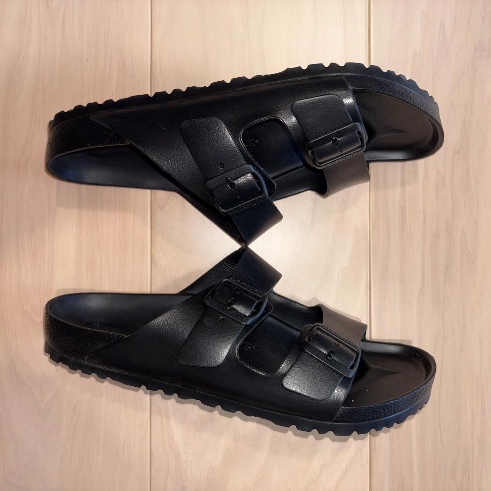 Birkenstock Birkenstock Men's Arizona Essentials EVA Sandals Black US 10 Size US 10 / EU 43 - 3 Thumbnail