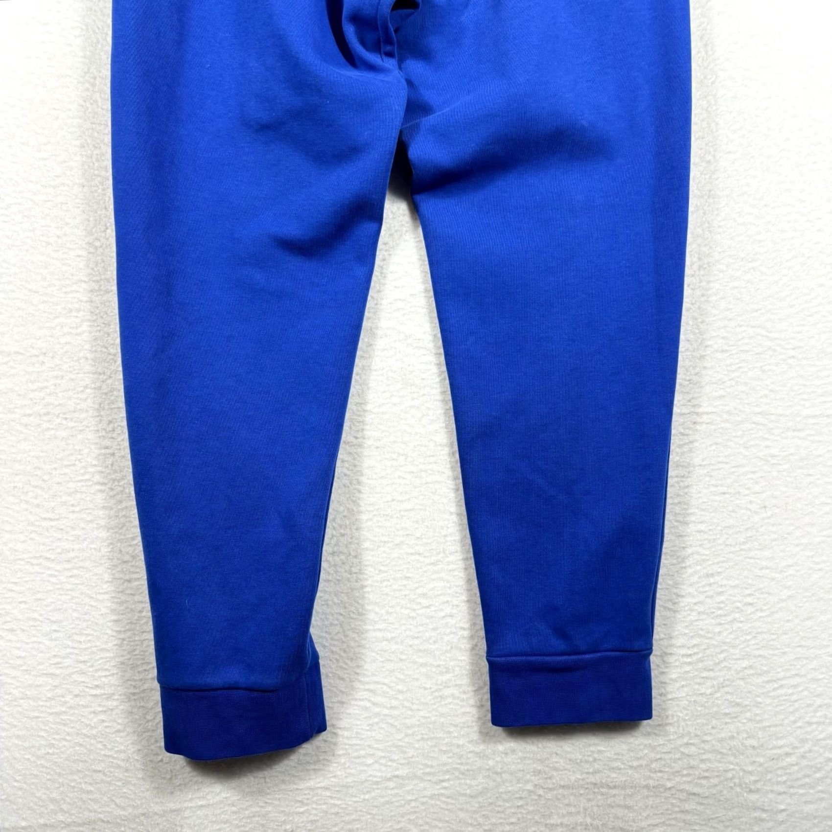 Polo Ralph Lauren Polo Ralph Lauren Mens Medium Jogger Pants Blue Knit Double Waist Drawstring Tapered Activewear Gym & Training Winter Fall Spring Size US M / EU 48-50 / 2 - 6 Thumbnail